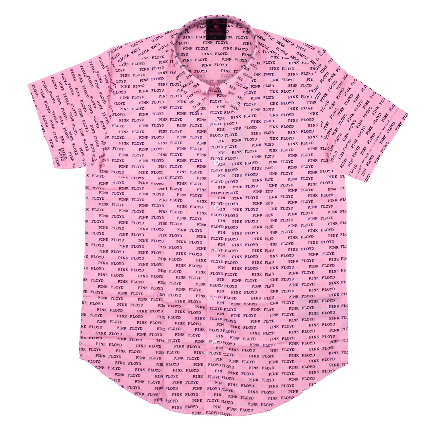 Pink Floyd Courier Pattern (All Over Print) Dress Shirt Front