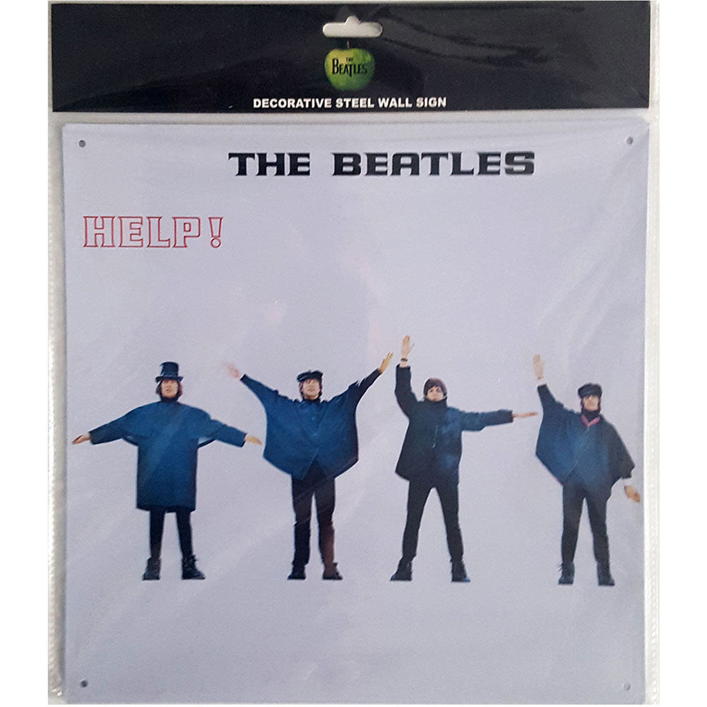 Beatles Help! Steel Wall Sign Tin Concert Sign Front