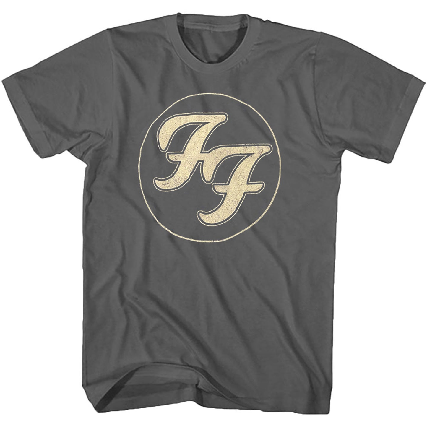 Foo Fighters Gold FF Logo Slim Fit T-shirt Front