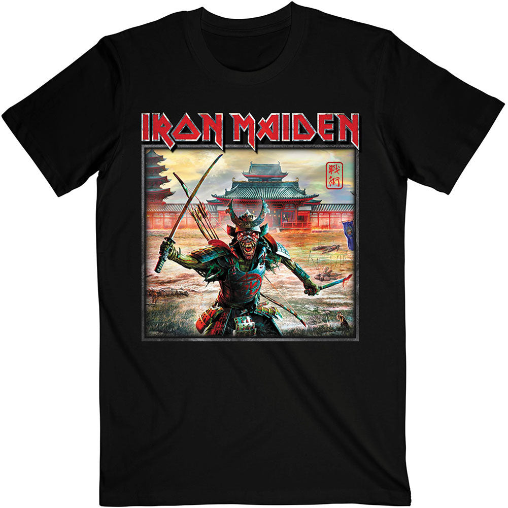 Iron Maiden Senjutsu Album Palace Keyline Square Slim Fit T-shirt Front