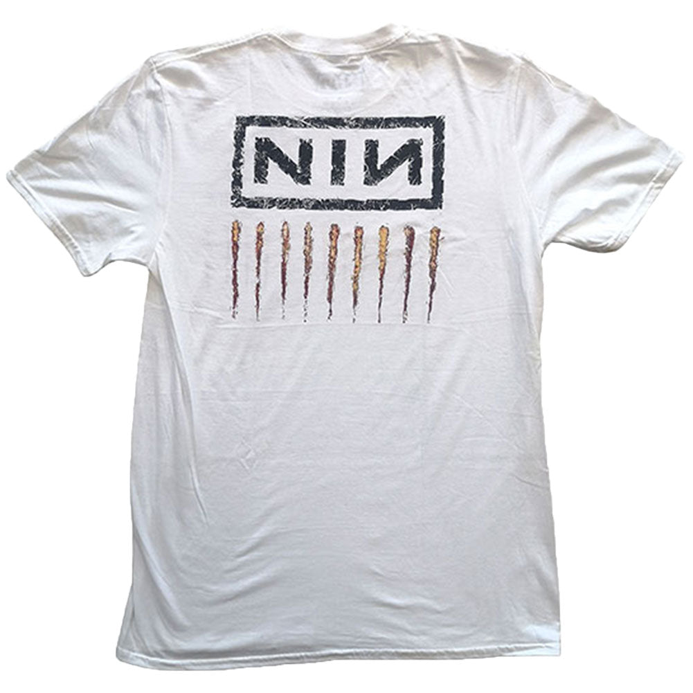 Nine Inch Nails Downward Spiral (Back Print) Slim Fit T-shirt Back