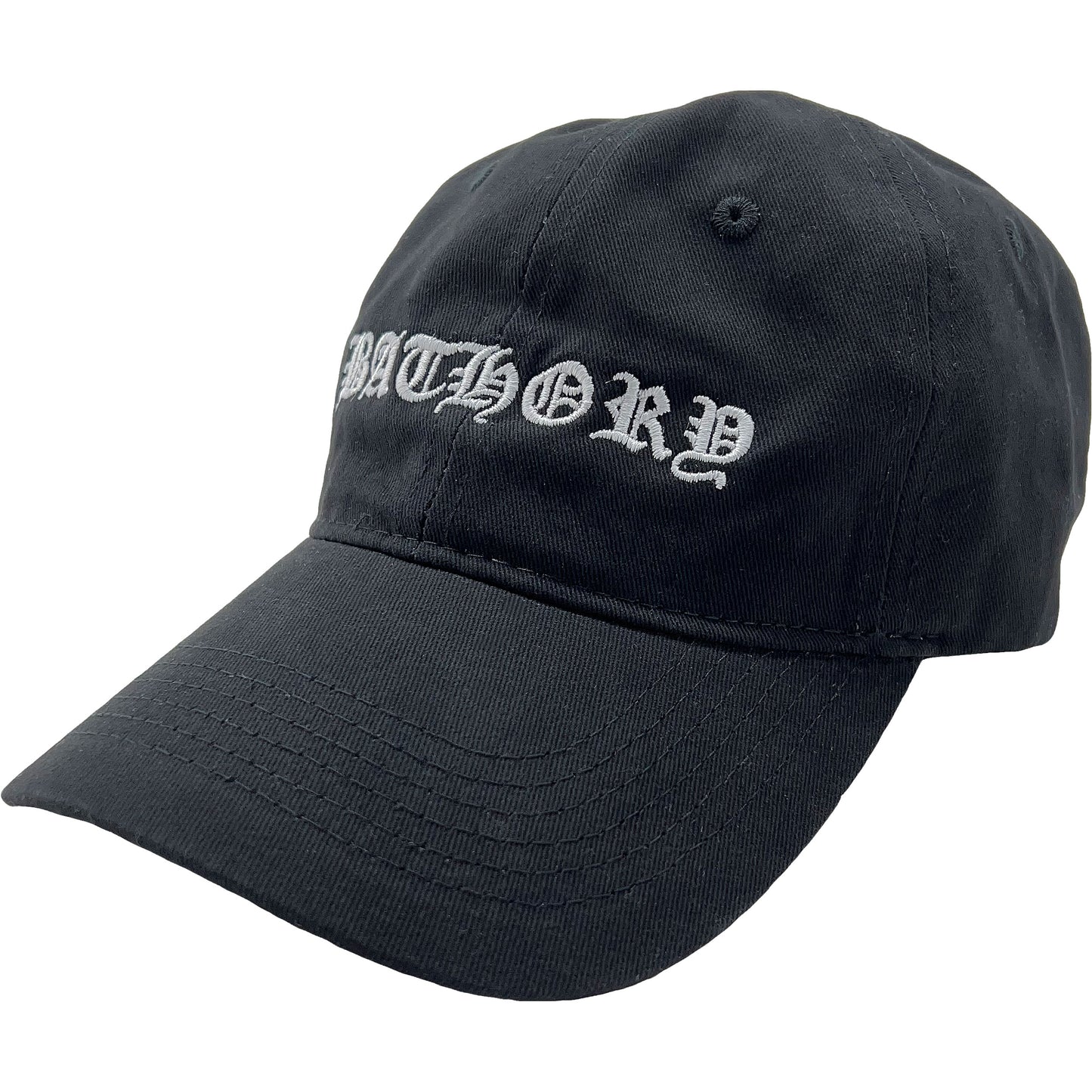 Bathory Embroidered Logo Dad Hat Baseball Cap Front