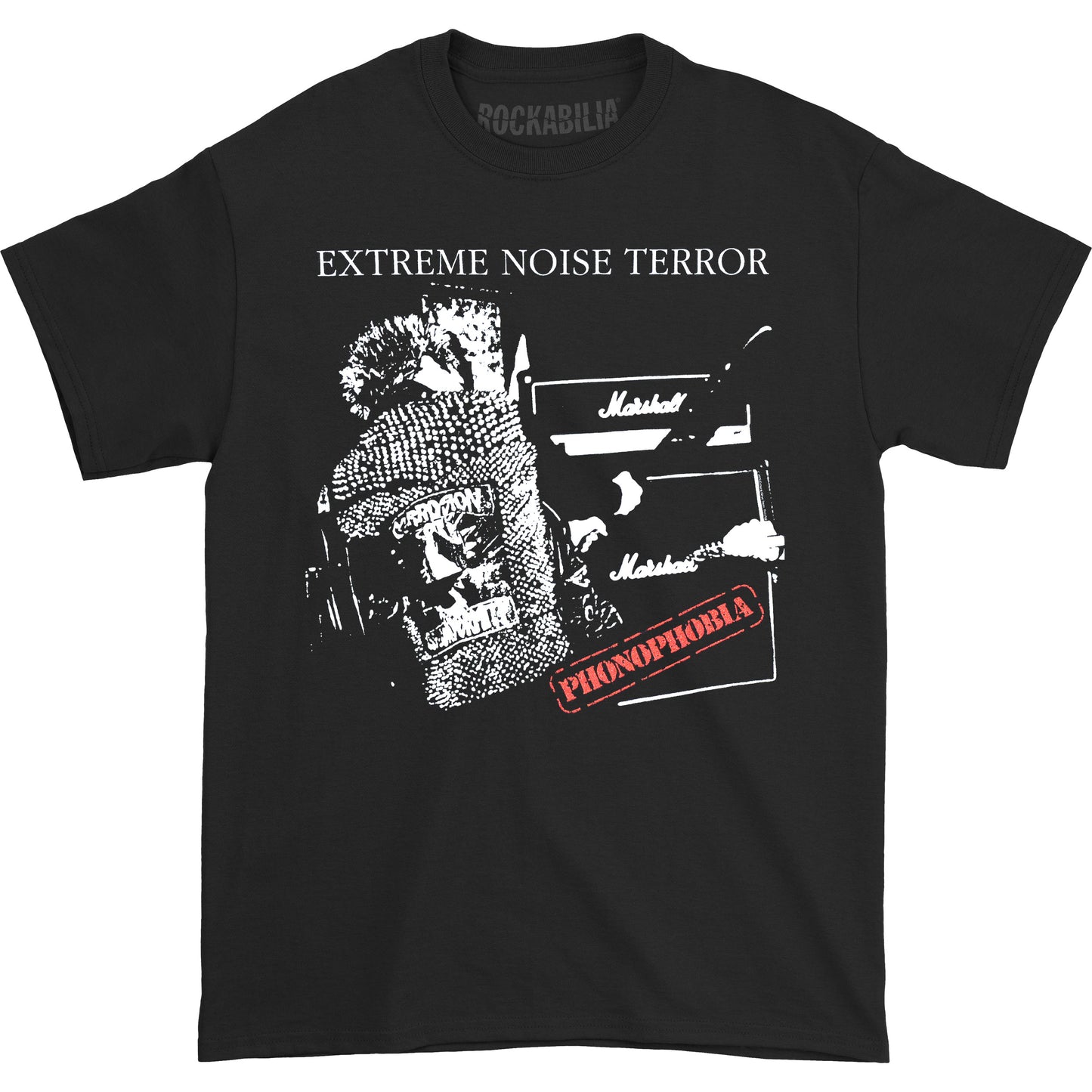 Extreme Noise Terror Phonophobia Tee T-shirt Front