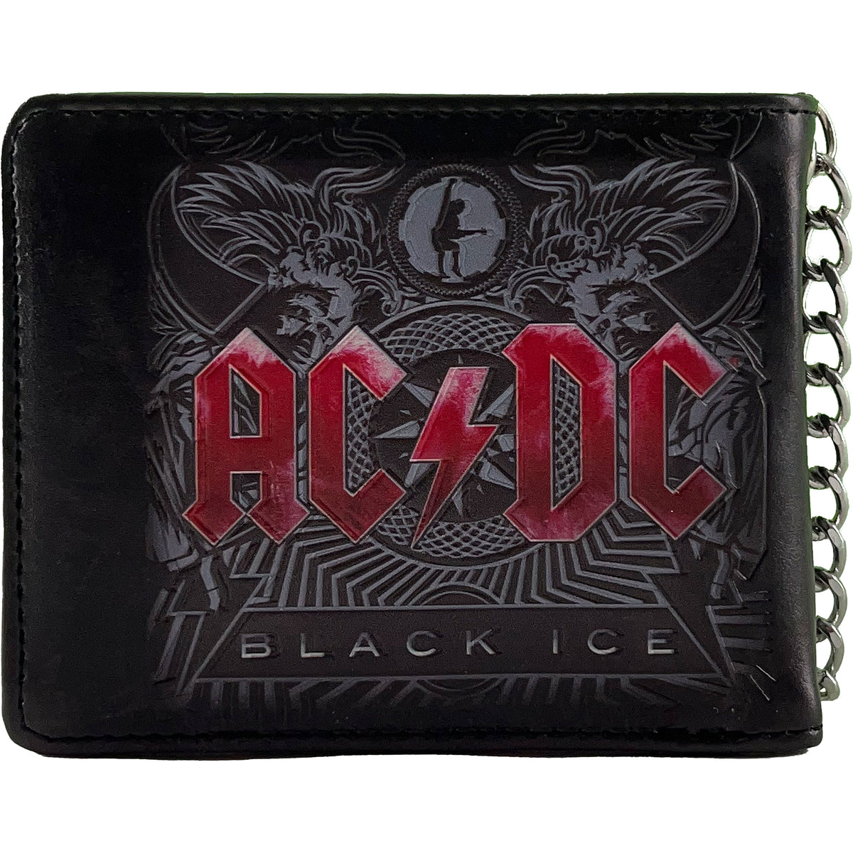 AC/DC Black Ice Wallet Tri-Fold Wallet Back