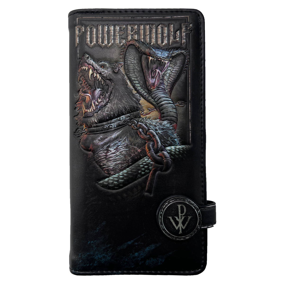 Powerwolf Embossed Purse 18.5cm Girls Wallet Front