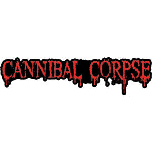 Cannibal Corpse Logo Embroidered Patch Front