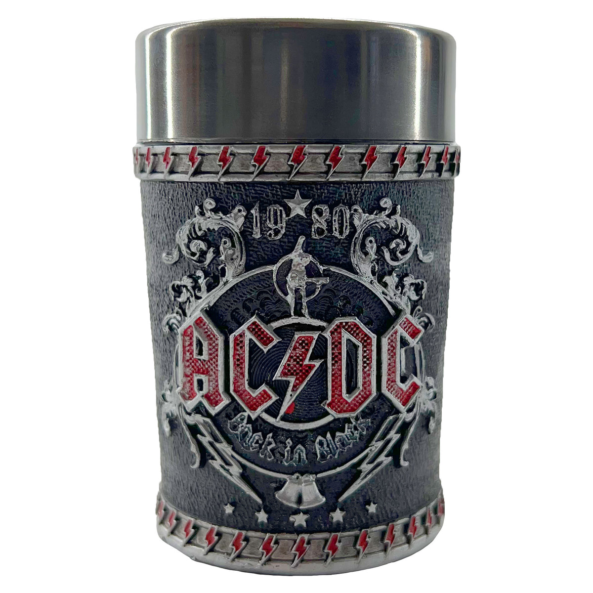 AC/DC Back in Black Shot Glass 8.5cm Shot Glass Front
