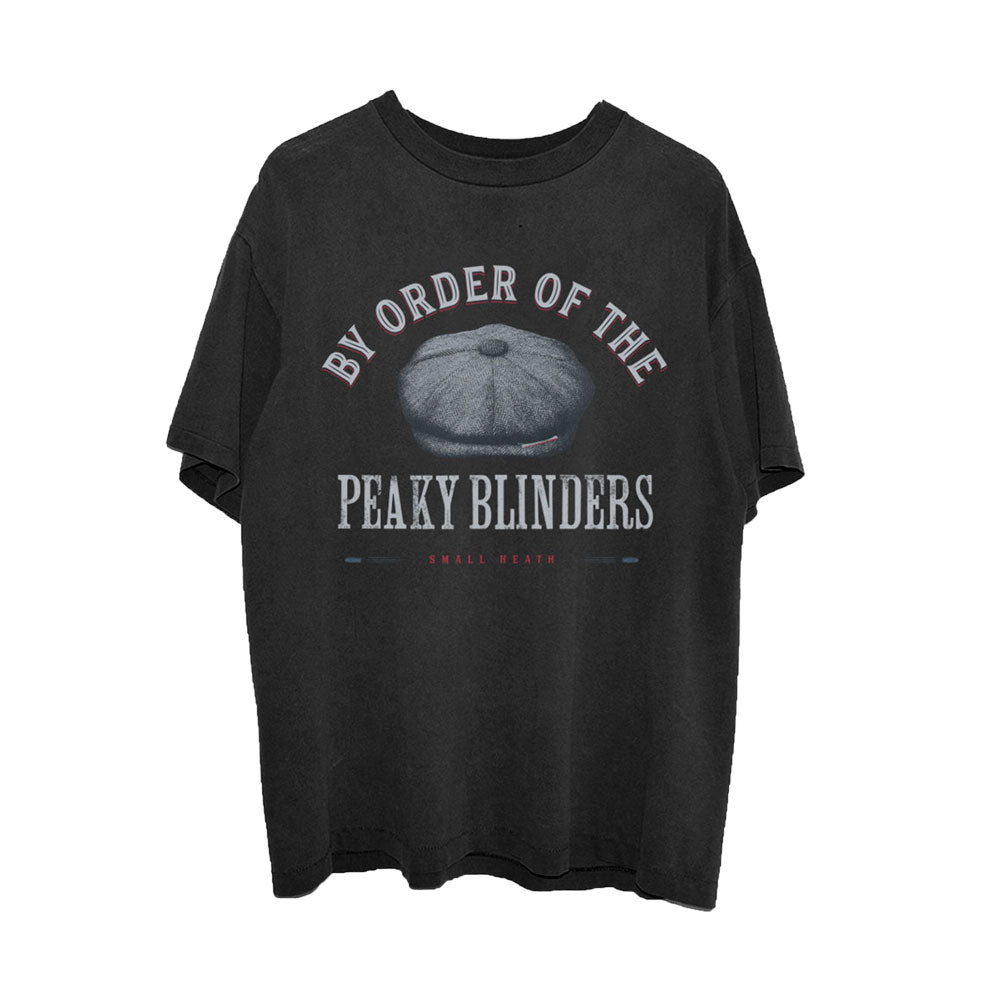 Peaky Blinders Flat Cap Slim Fit T-shirt Front