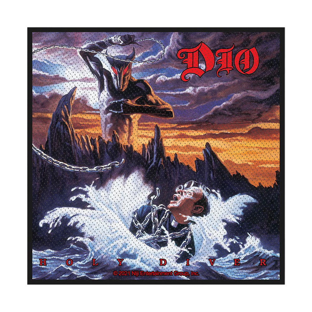 Dio Holy Diver Woven Patch Front