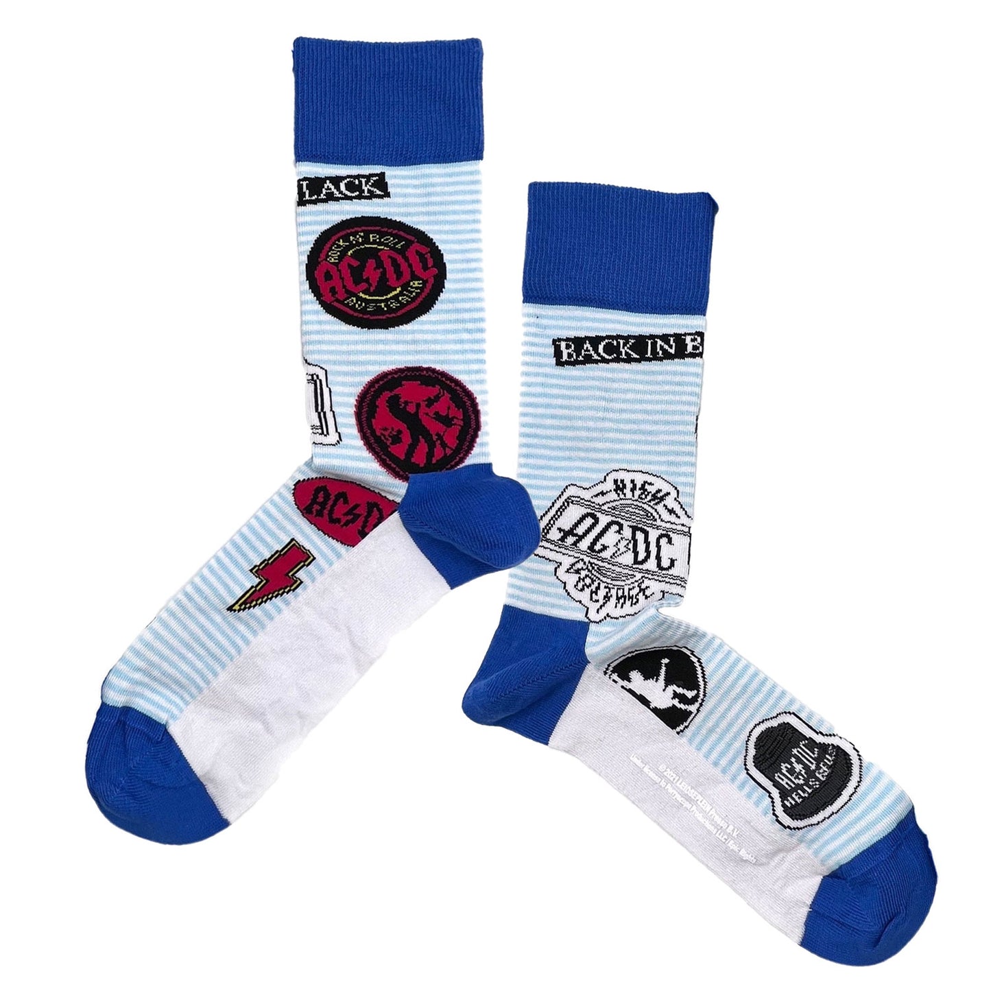 AC/DC Icons (US Men's Shoe Size 8 - 12) Socks Front