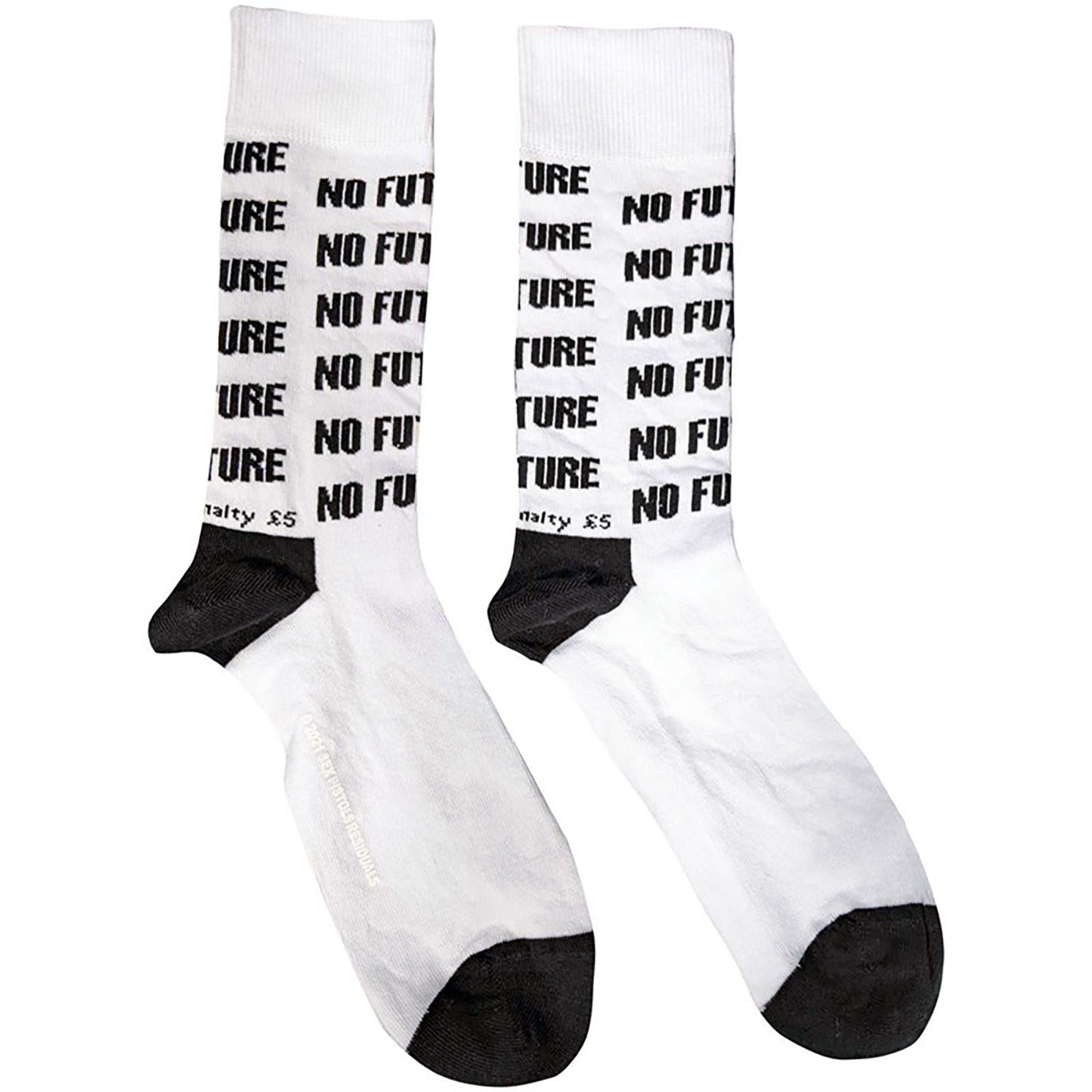 Sex Pistols No Future (US Men's Shoe Size 8 - 12) Socks Front