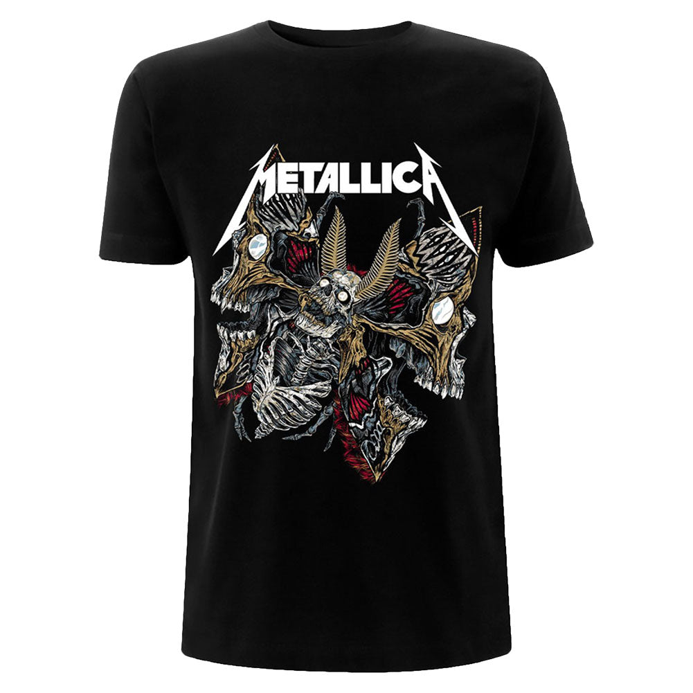Metallica Skull Moth Slim Fit T-shirt Front