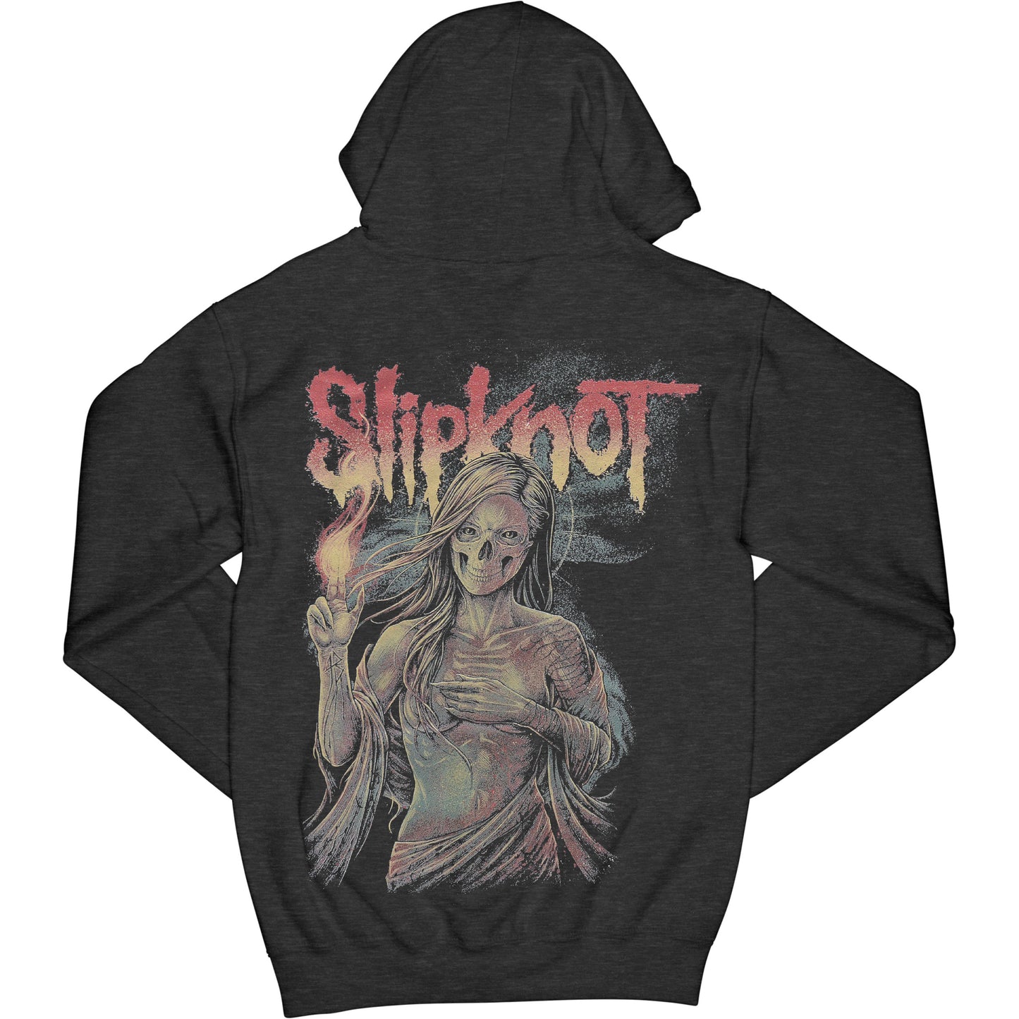 Slipknot Burn Me Away (Back Print) Zippered Hooded Sweatshirt Back