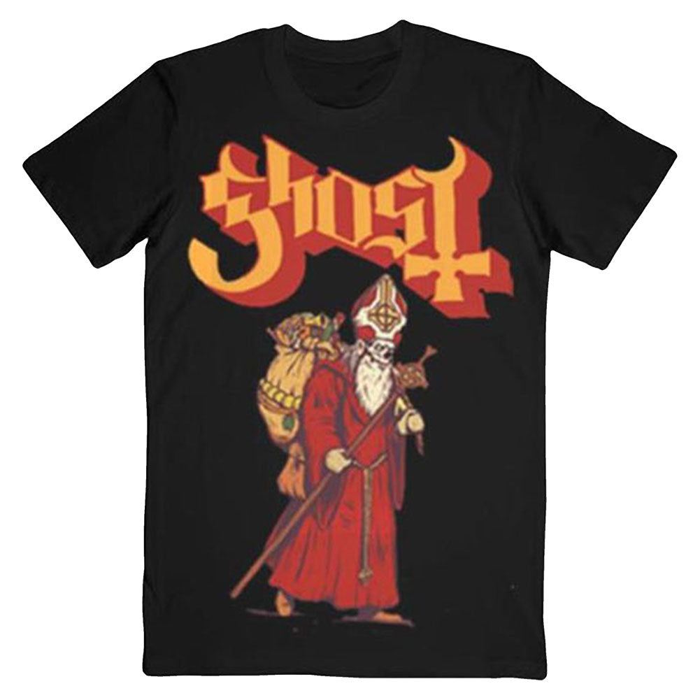 Ghost Greetings From Papa Noel Slim Fit T-shirt Front