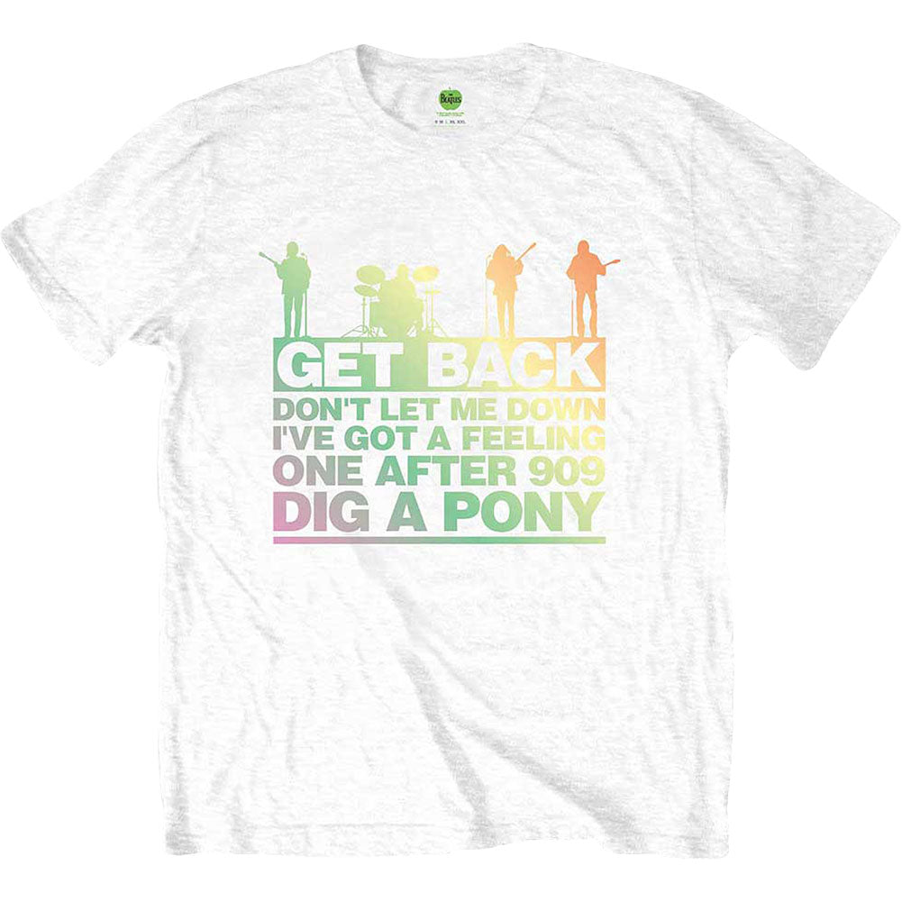 Beatles Get Back Gradient Slim Fit T-shirt Front