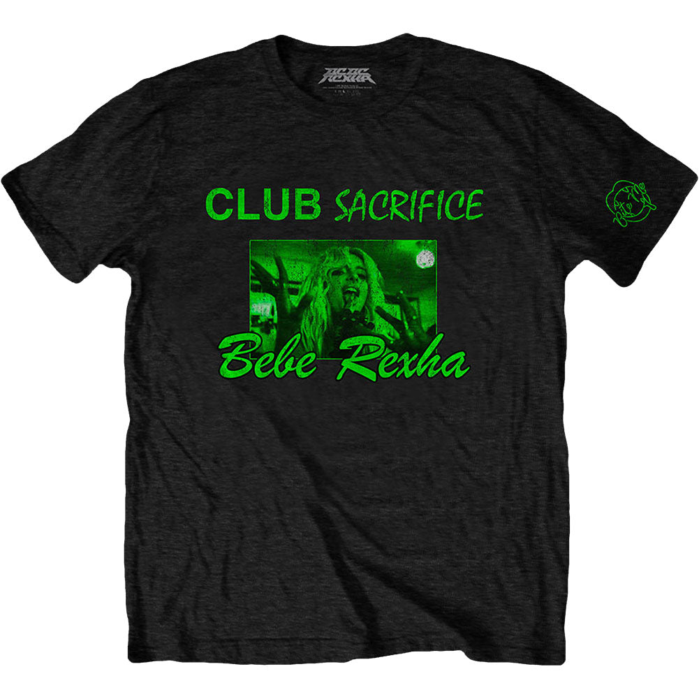 Bebe Rexha Club Sacrifice (Sleeve Print) Slim Fit T-shirt Front