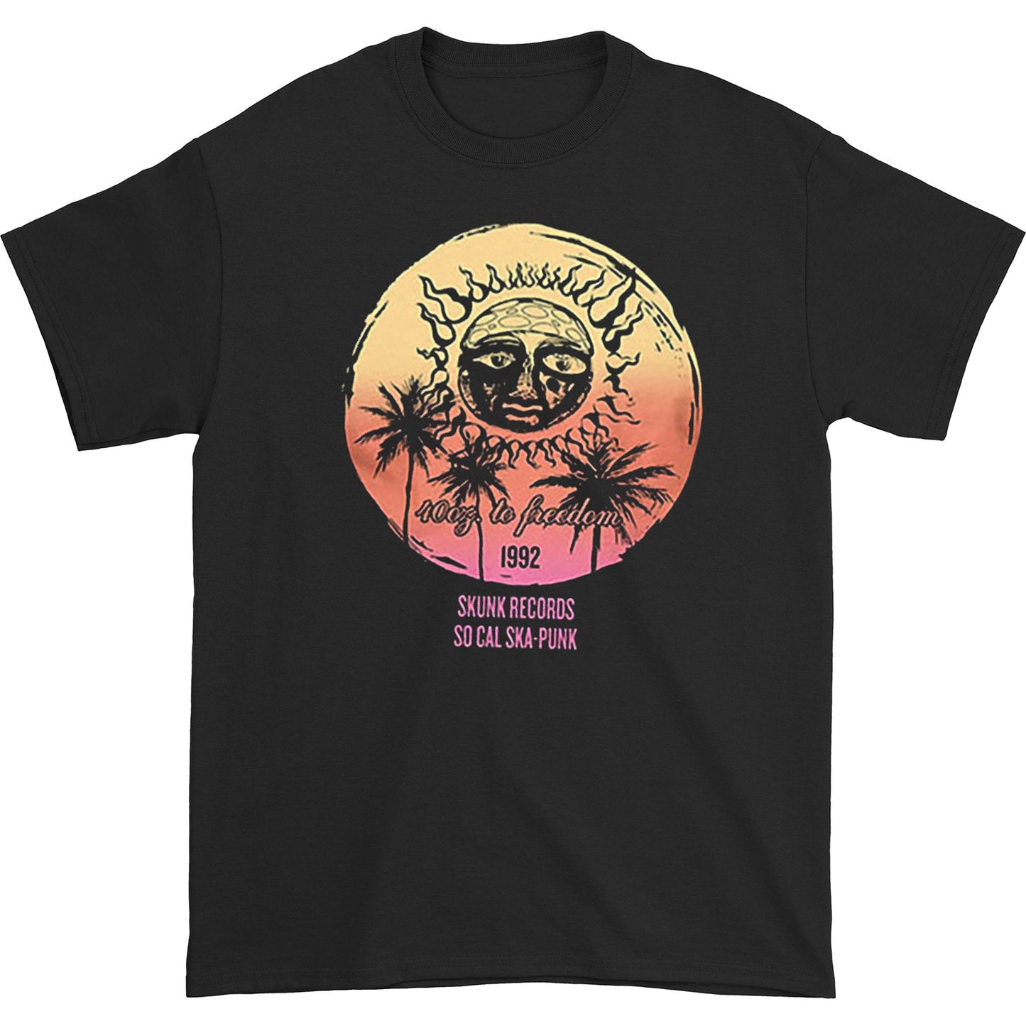 Sublime Skunk Records Slim Fit T-shirt Front