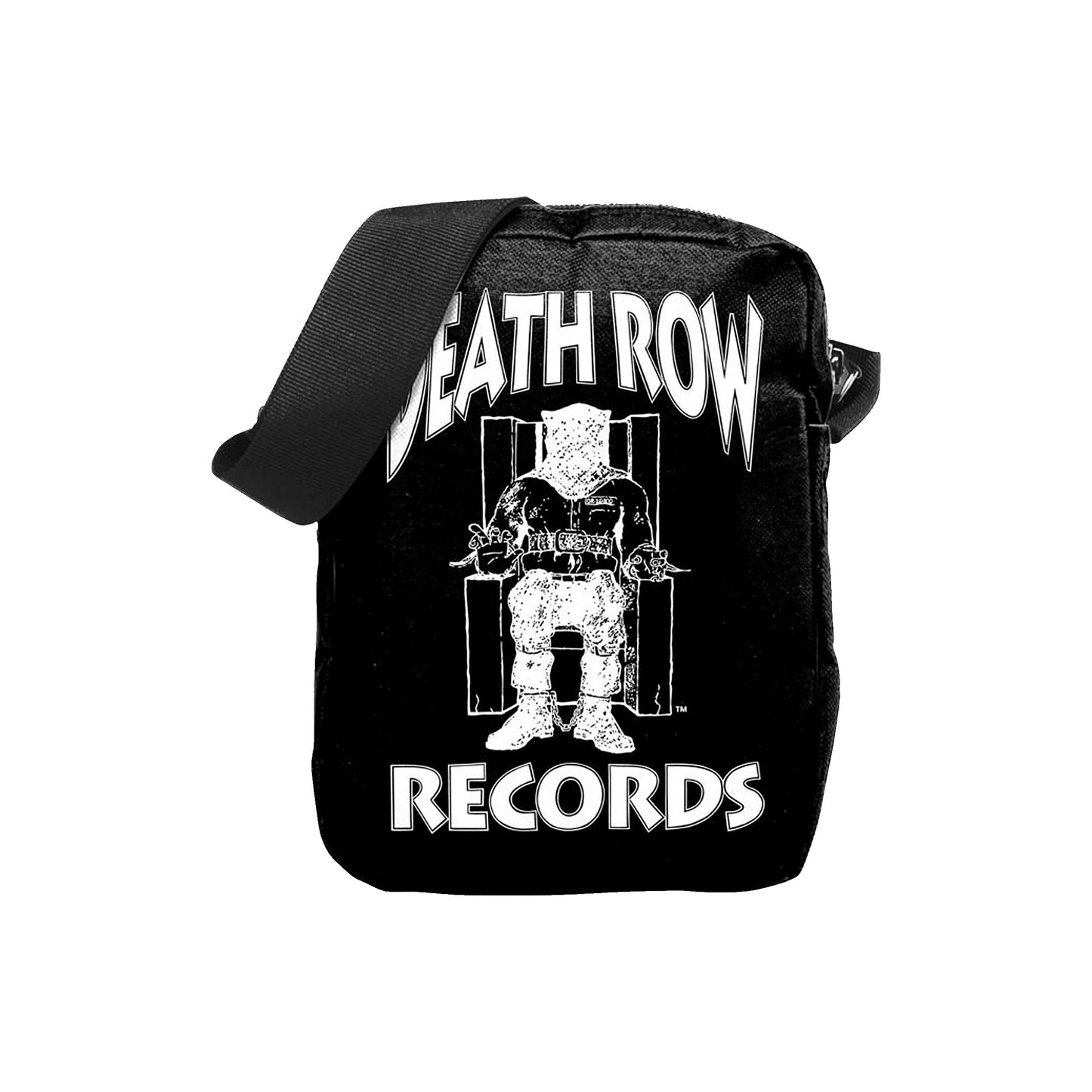 Death Row Records Logo Crossbody Bag Messenger Bag Front
