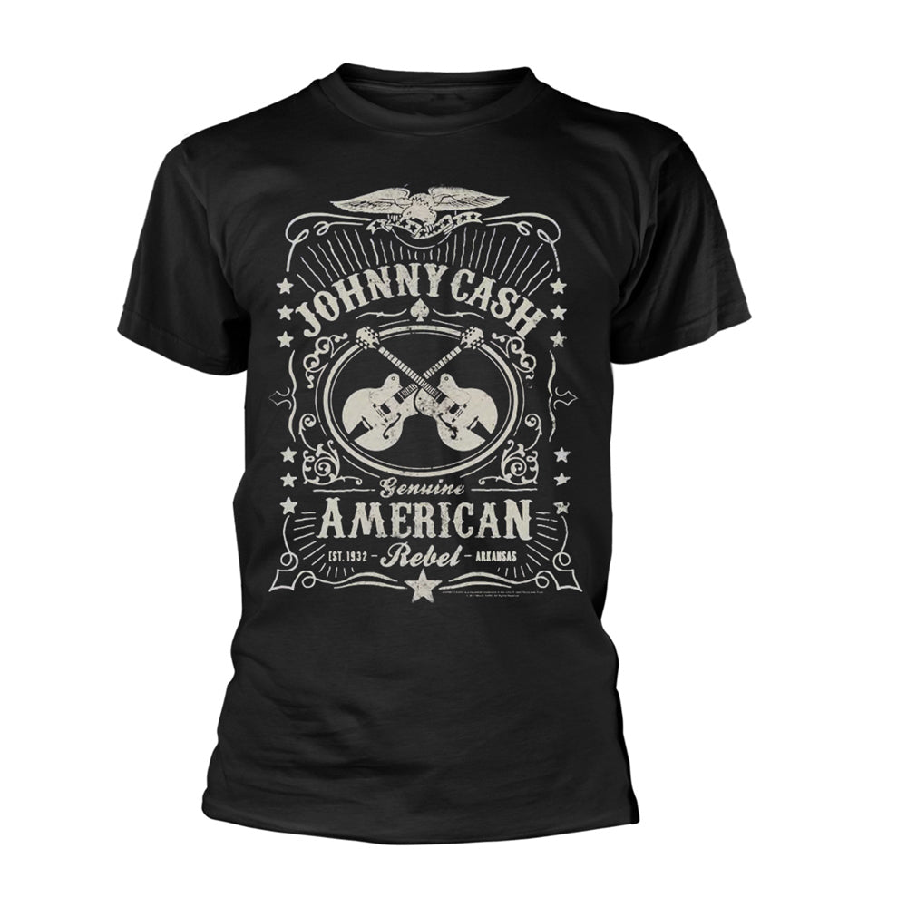 Johnny Cash American Rebel T-shirt Front