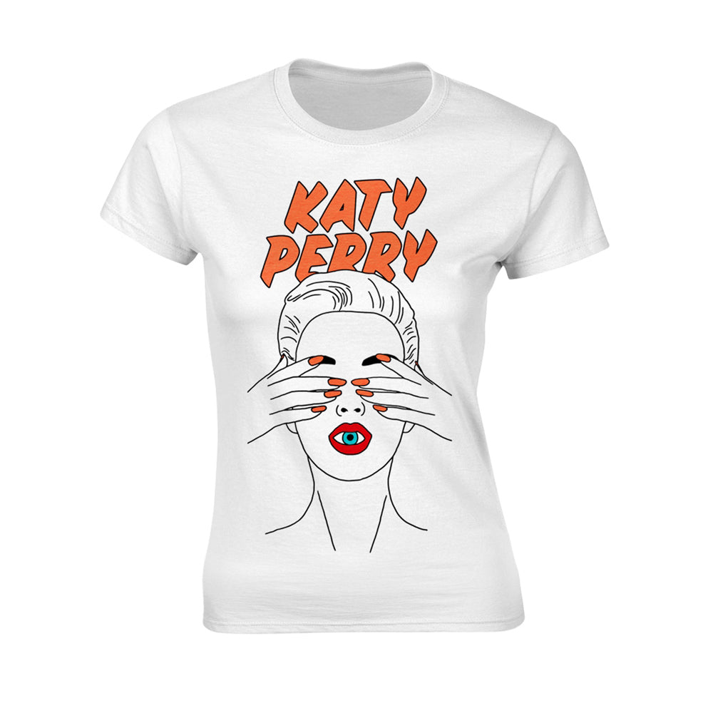 Katy Perry Illustrated Eye Womens T-shirt Front