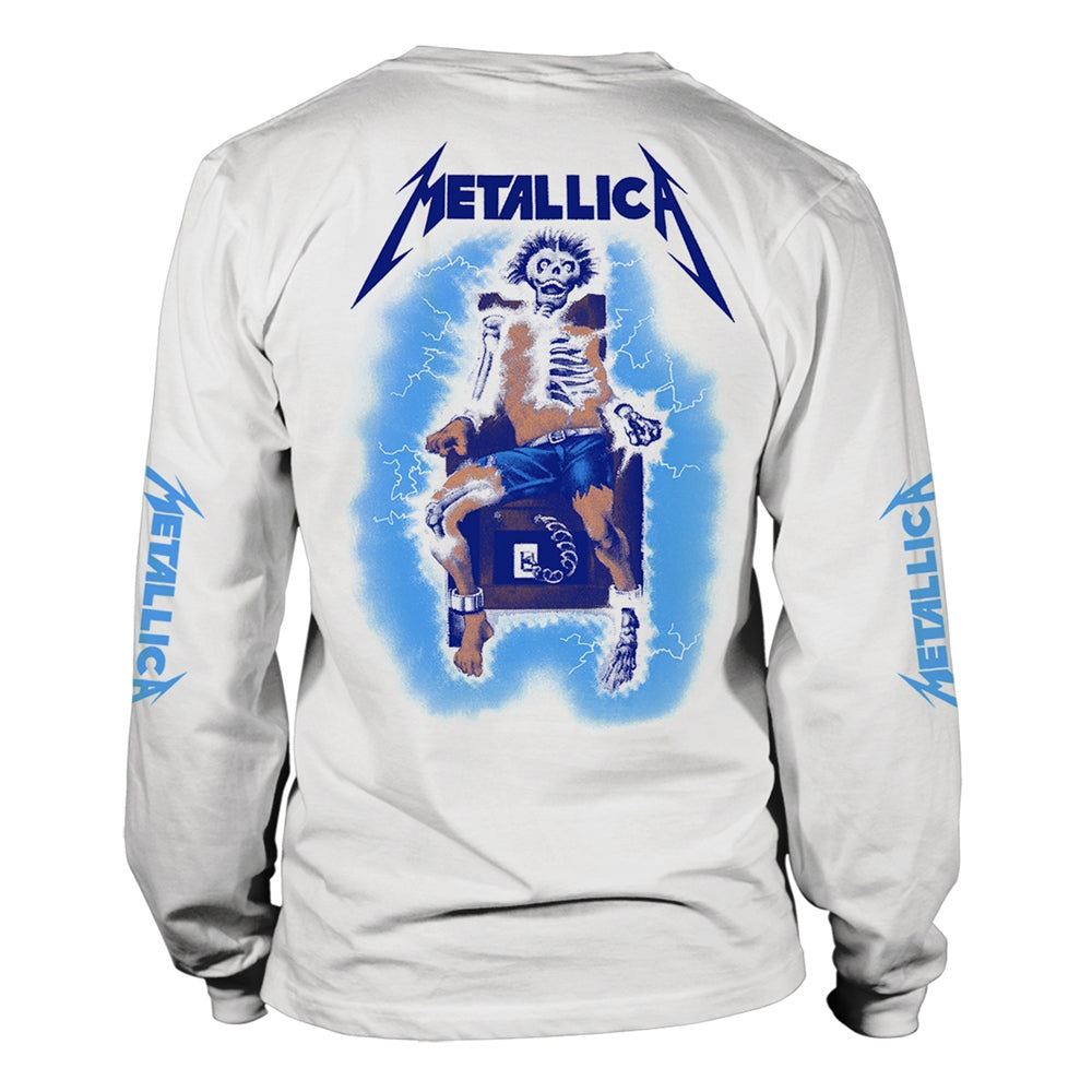 Metallica Ride The Lightning (white) Long Sleeve Back