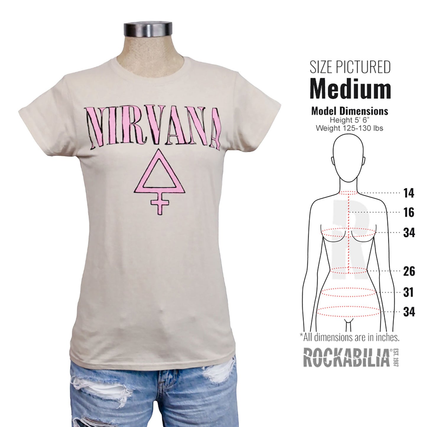 Nirvana Femme Womens T-shirt Alt 3