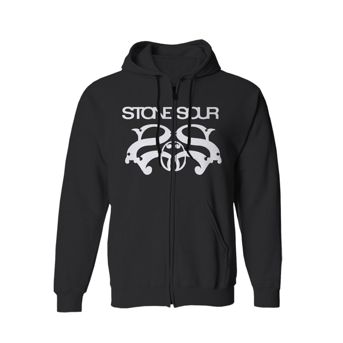Stone Sour Logo Zippered Hooded Sweatshirt Front