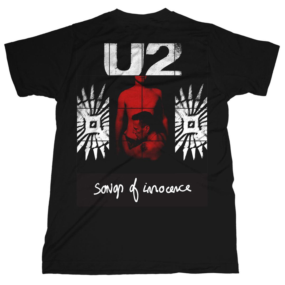 U2 Songs Of Innocence Red Shade T-shirt Front