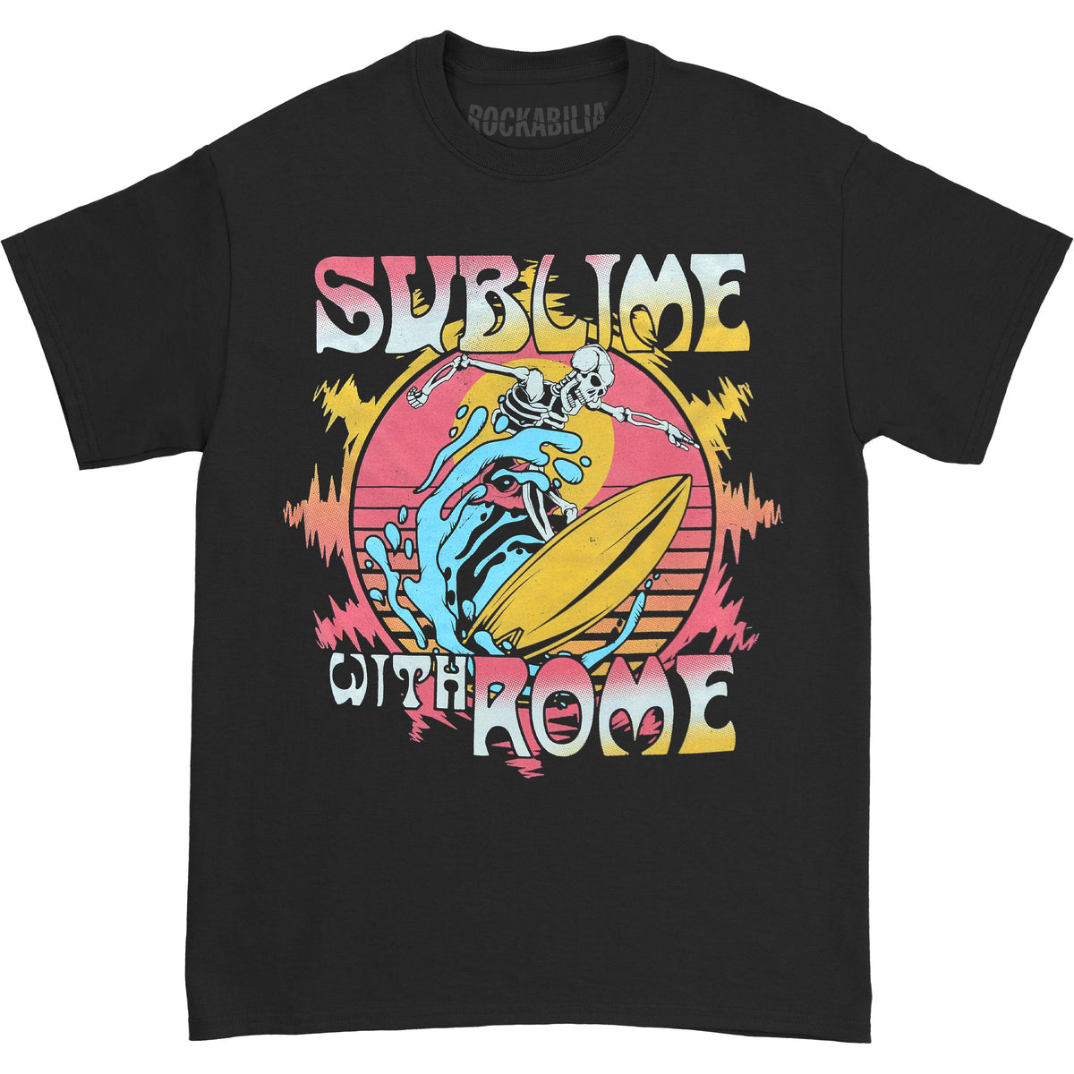 Sublime With Rome Death Surfer T-shirt Front