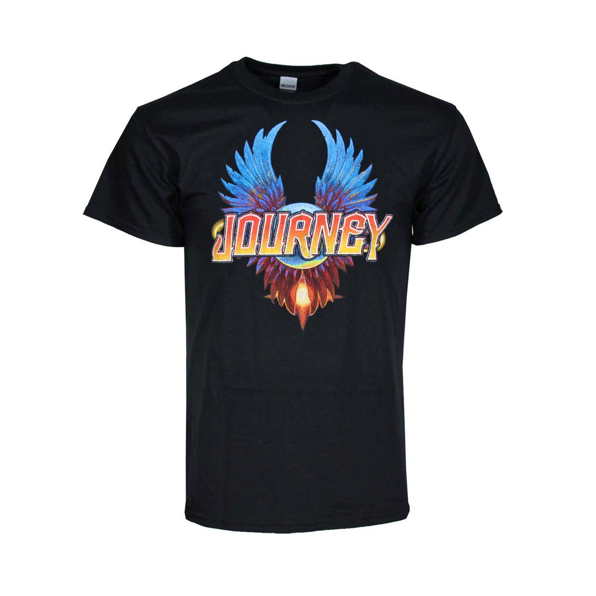 Journey Black Classic Wings T-shirt Front