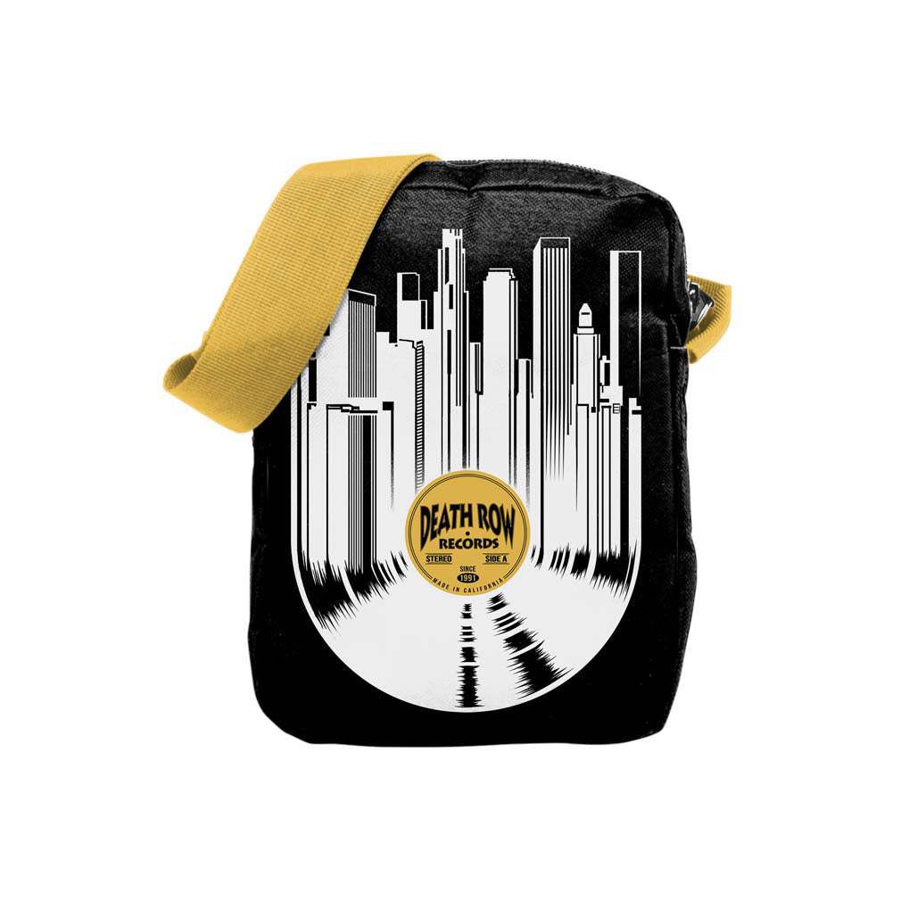 Death Row Records Vinyl Crossbody Bag Messenger Bag Front