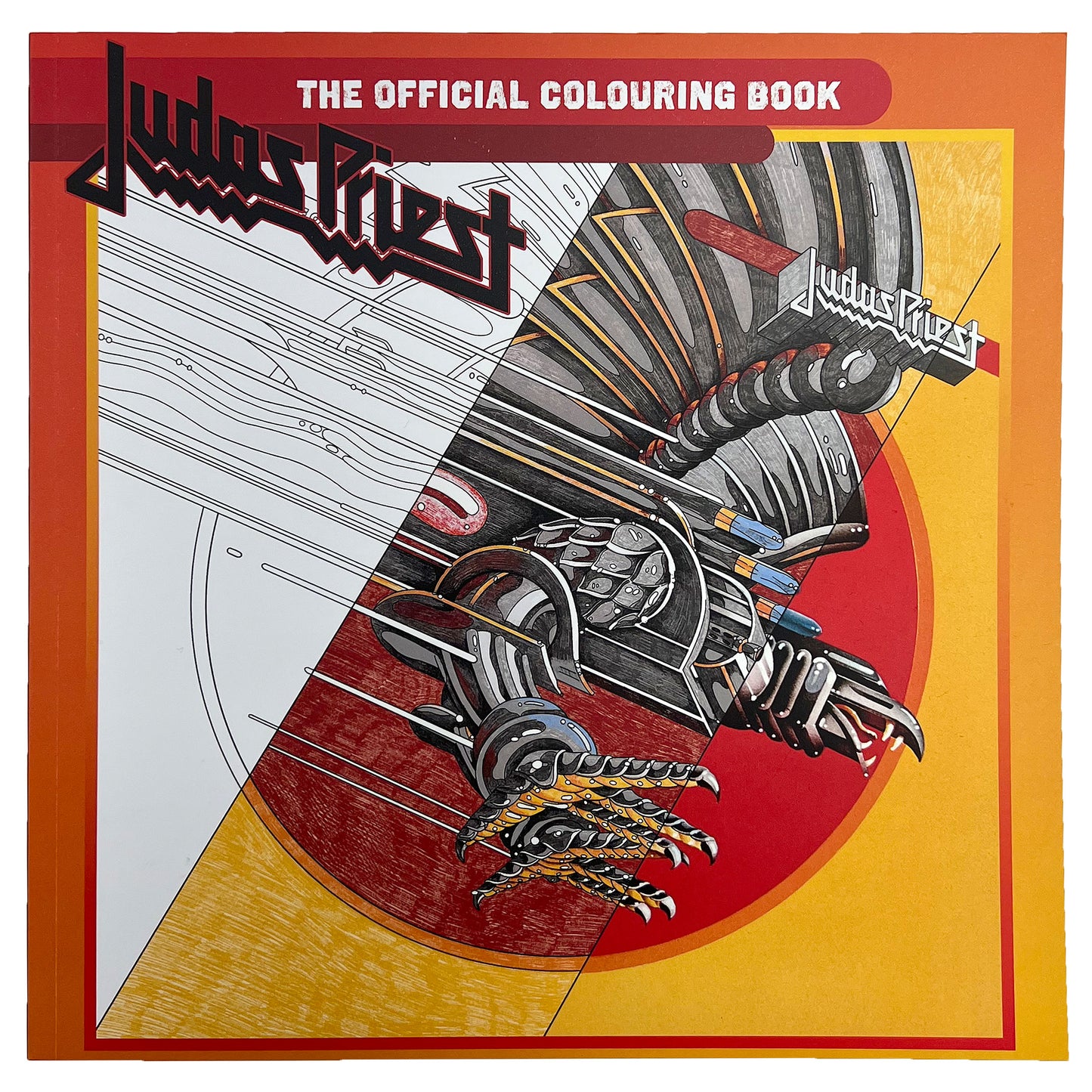 Judas Priest The Official Colouring Book Coloring Book Front