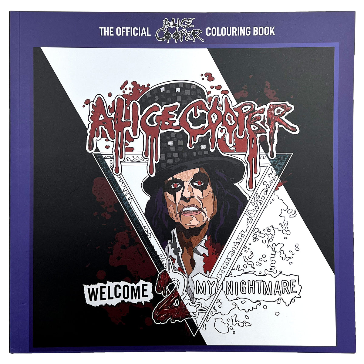 The Official Alice Cooper Colouring Book Coloring Book Front