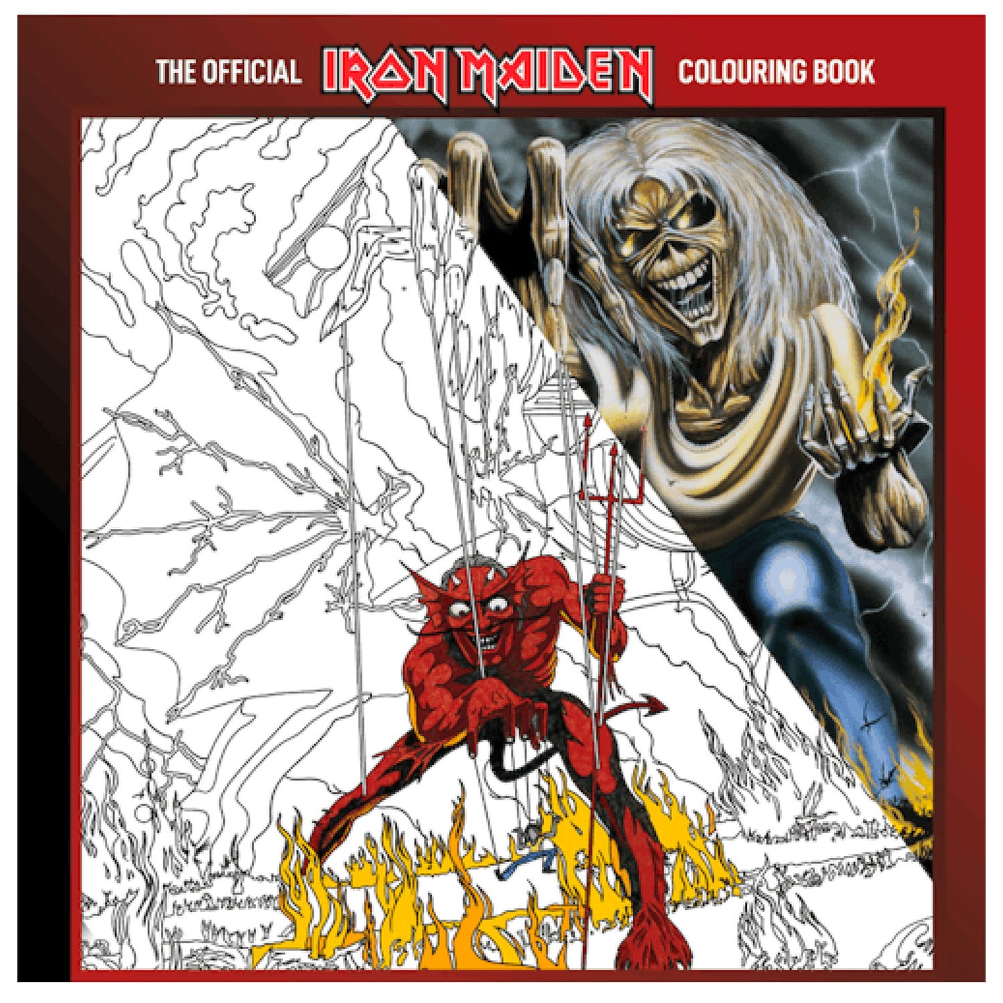 The Official Iron Maiden Colouring Book Coloring Book Front