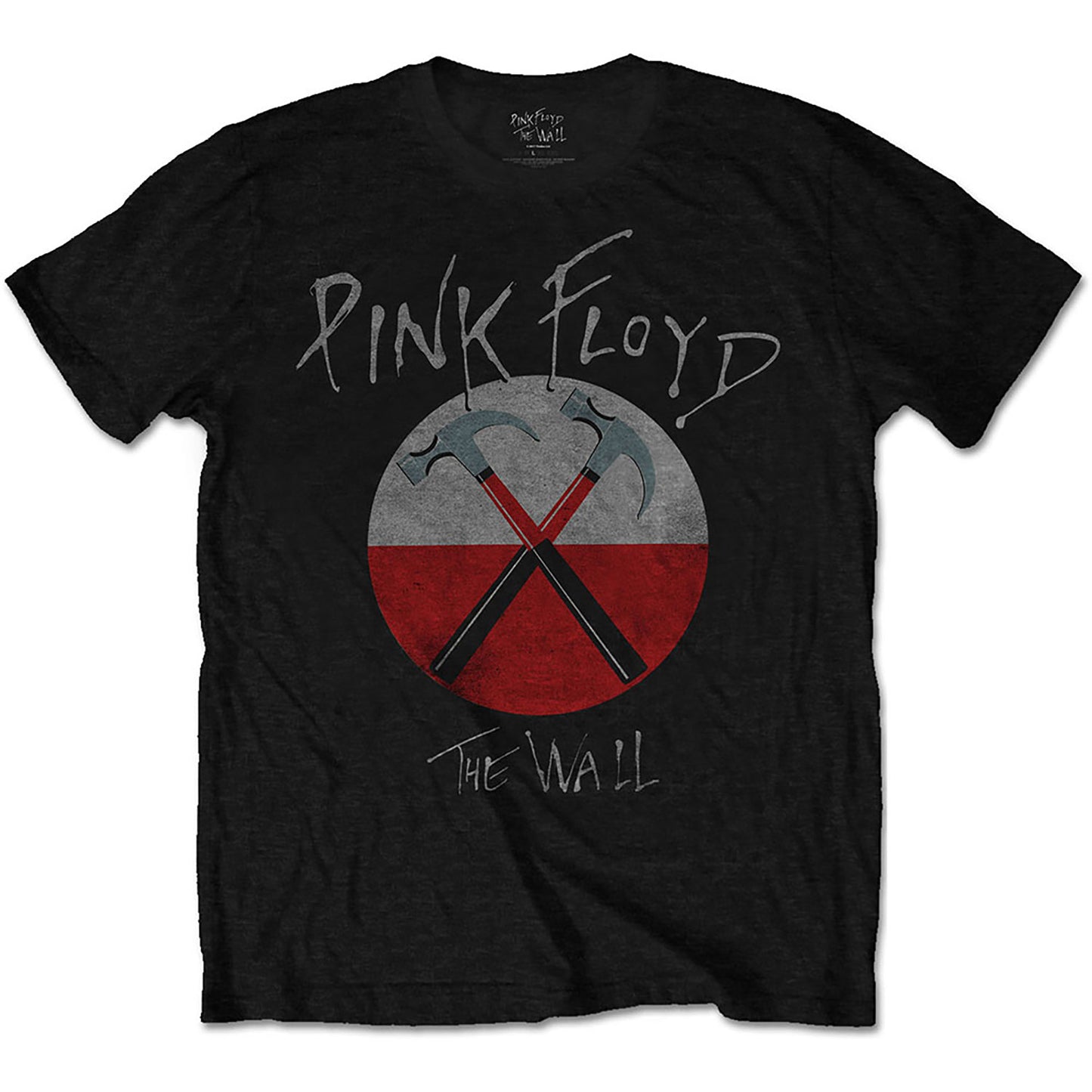 Pink Floyd The Wall Hammers Logo Slim Fit T-shirt Front