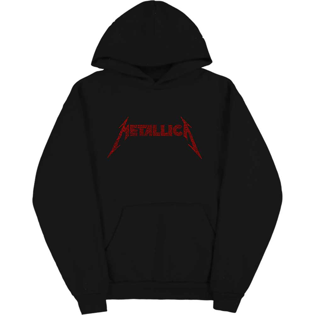 Metallica 40th Anniversary Songs Logo Hooded Sweatshirt Front