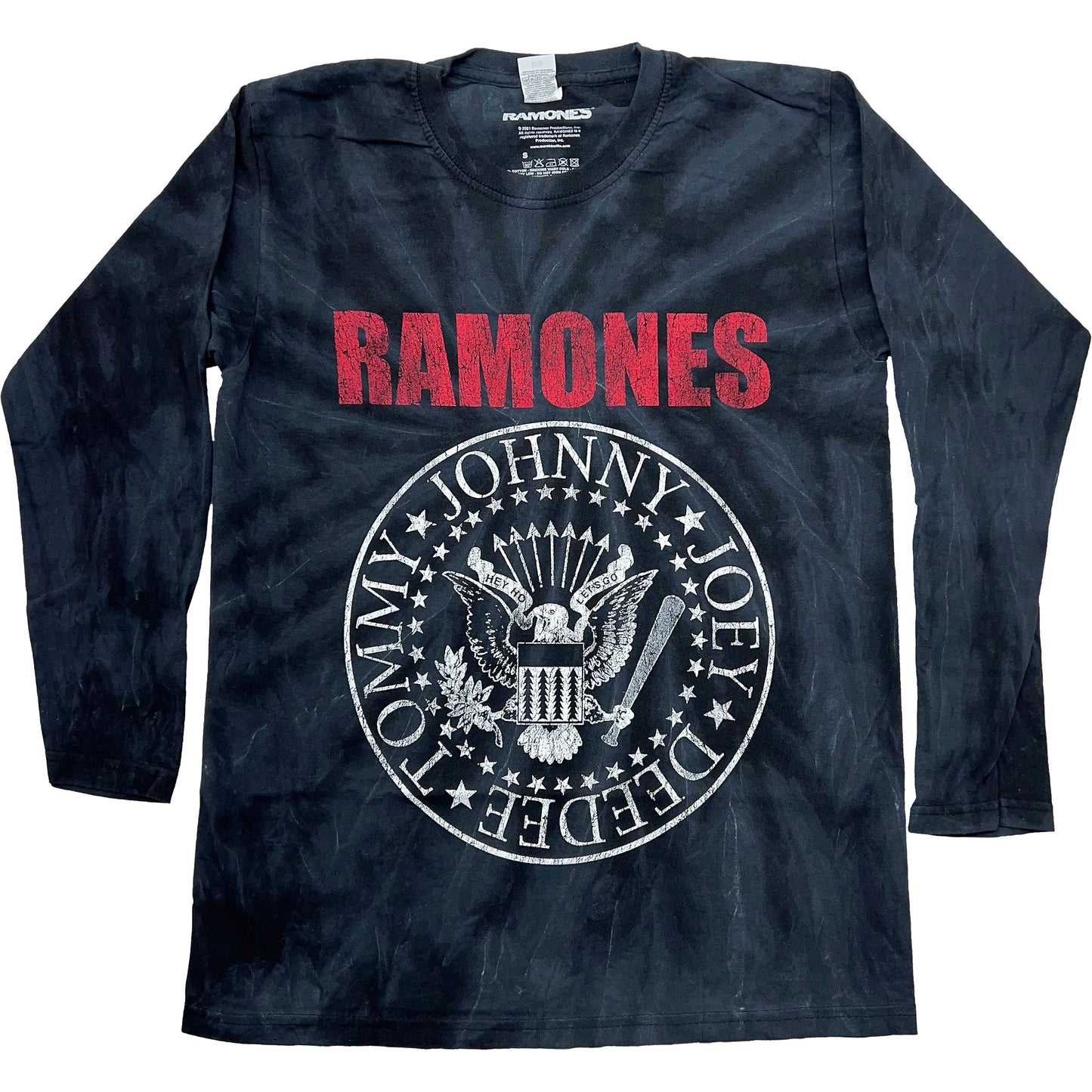 Ramones Presidential Seal (Dip-Dye) Tie Dye Long Sleeve Front