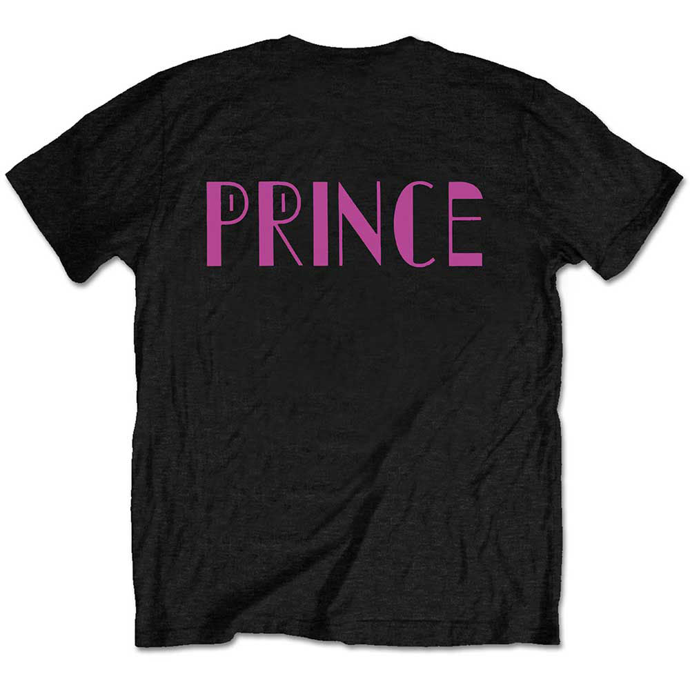 Prince Many Faces (Back Print) Slim Fit T-shirt Back