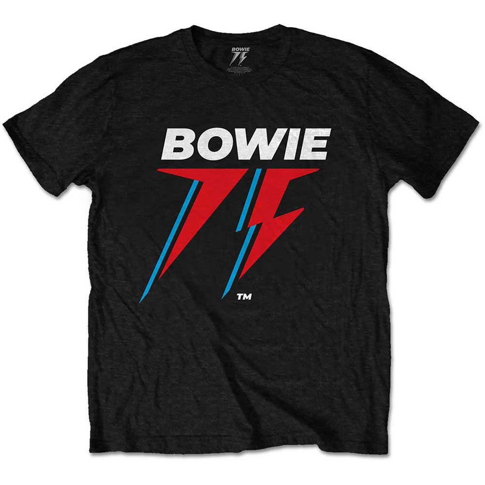 David Bowie 75th Logo Slim Fit T-shirt Front