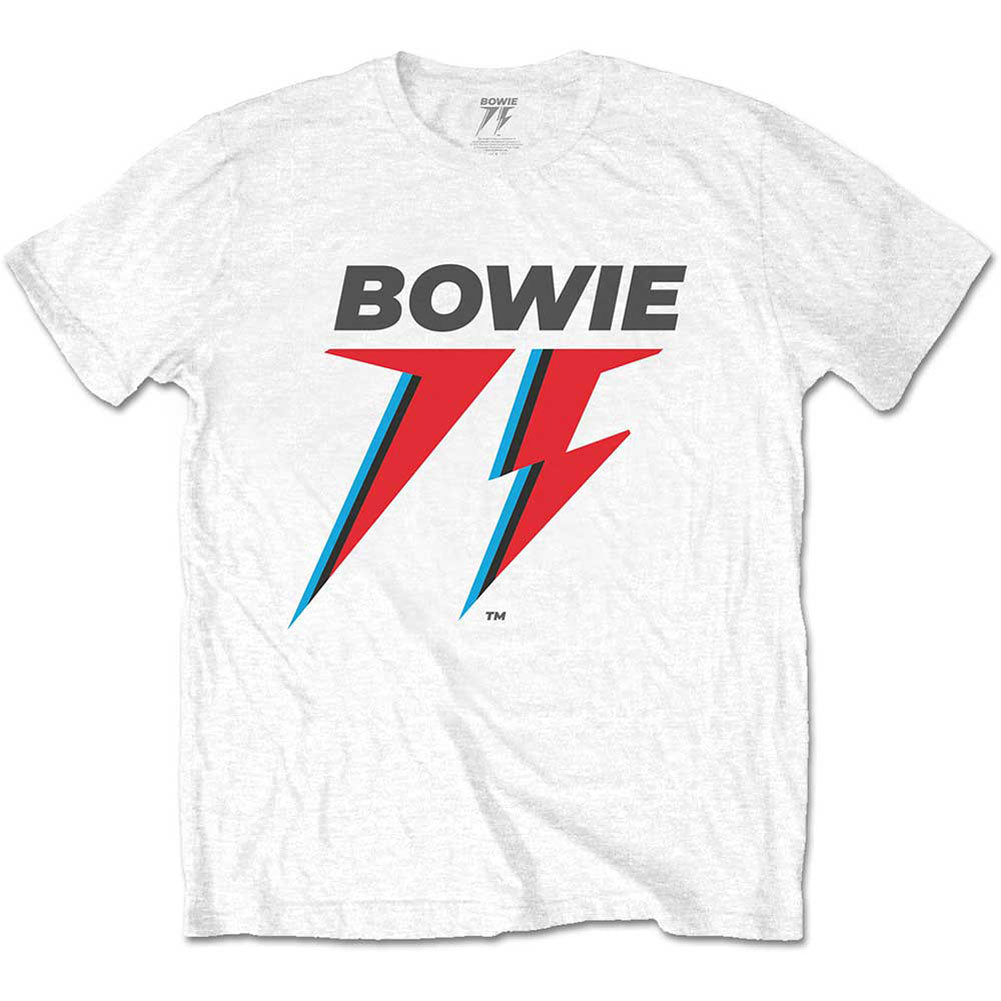 David Bowie 75th Logo Slim Fit T-shirt Front