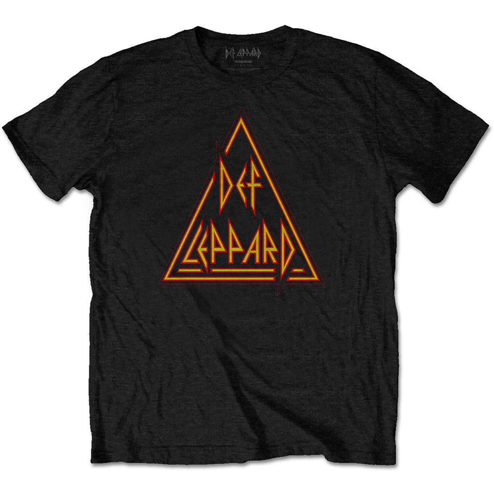 Def Leppard Classic Triangle Slim Fit T-shirt Front