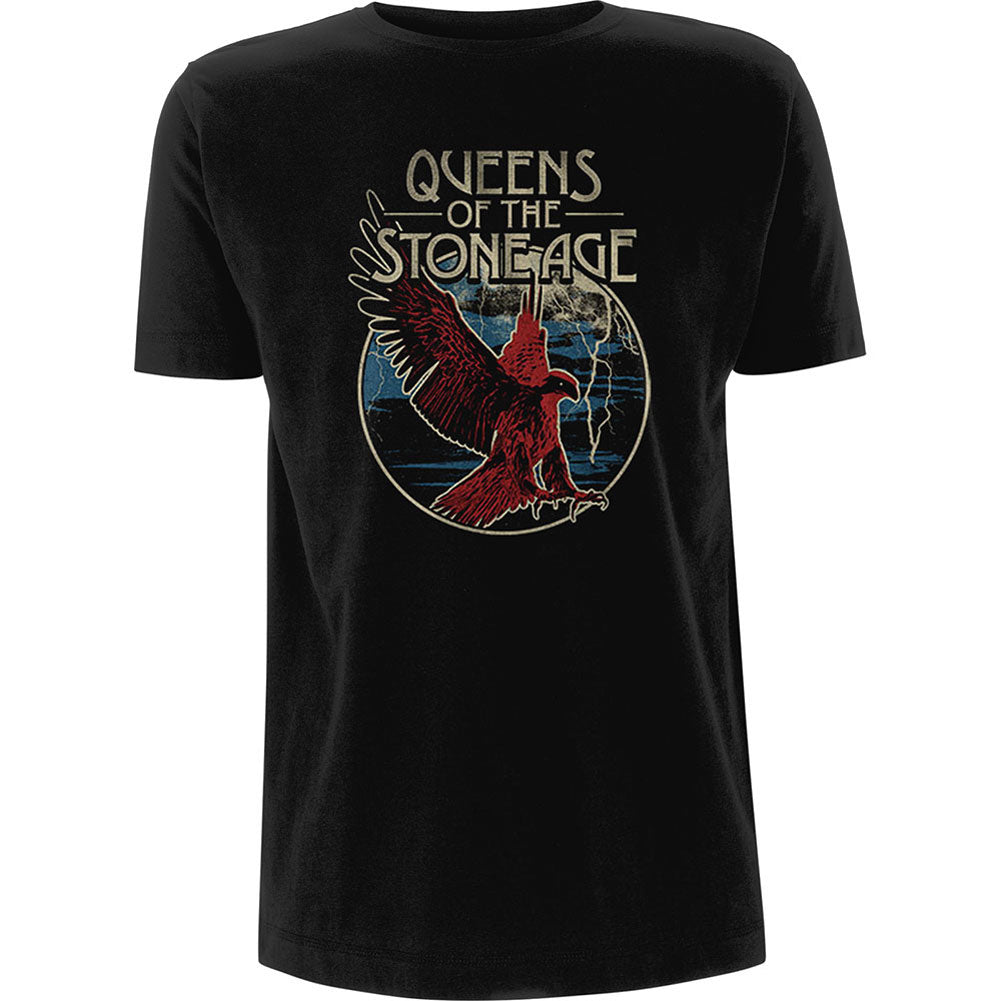 Queens Of The Stone Age Eagle Slim Fit T-shirt Front