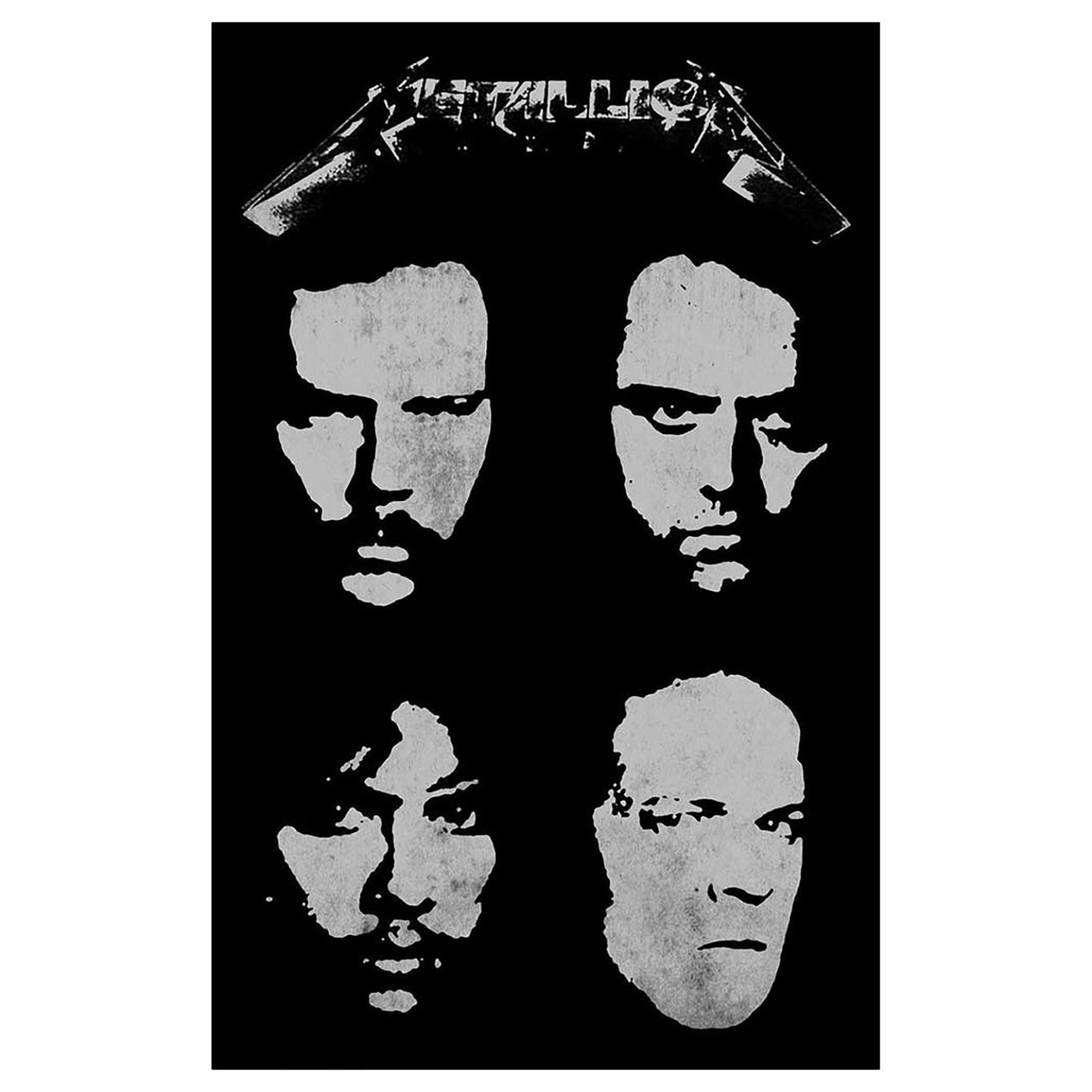 Metallica Black Album Poster Flag Front