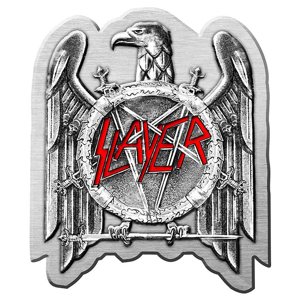 Slayer Eagle (Retail Pack) Pewter Pin Badge Front