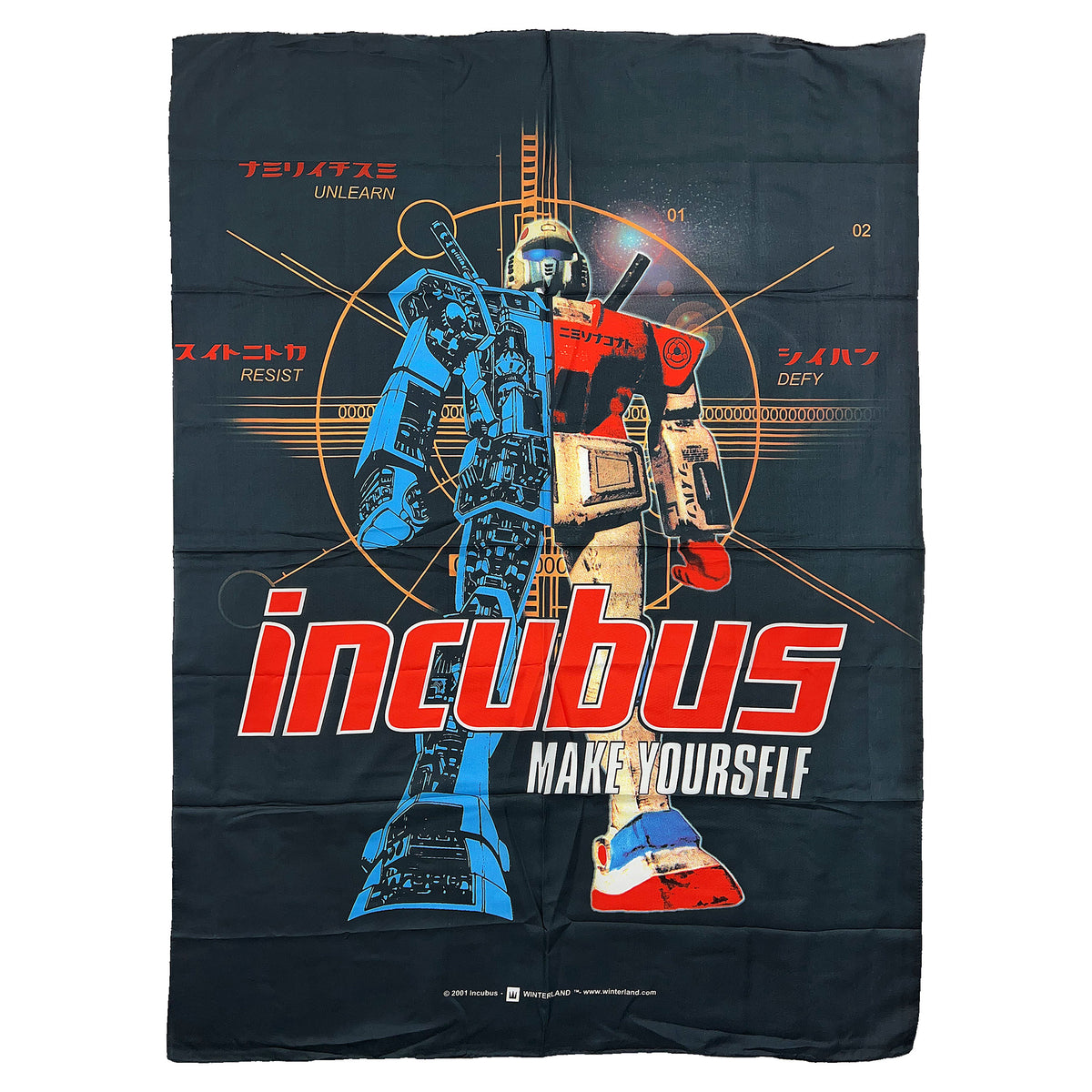 Incubus Robot Poster Flag Front