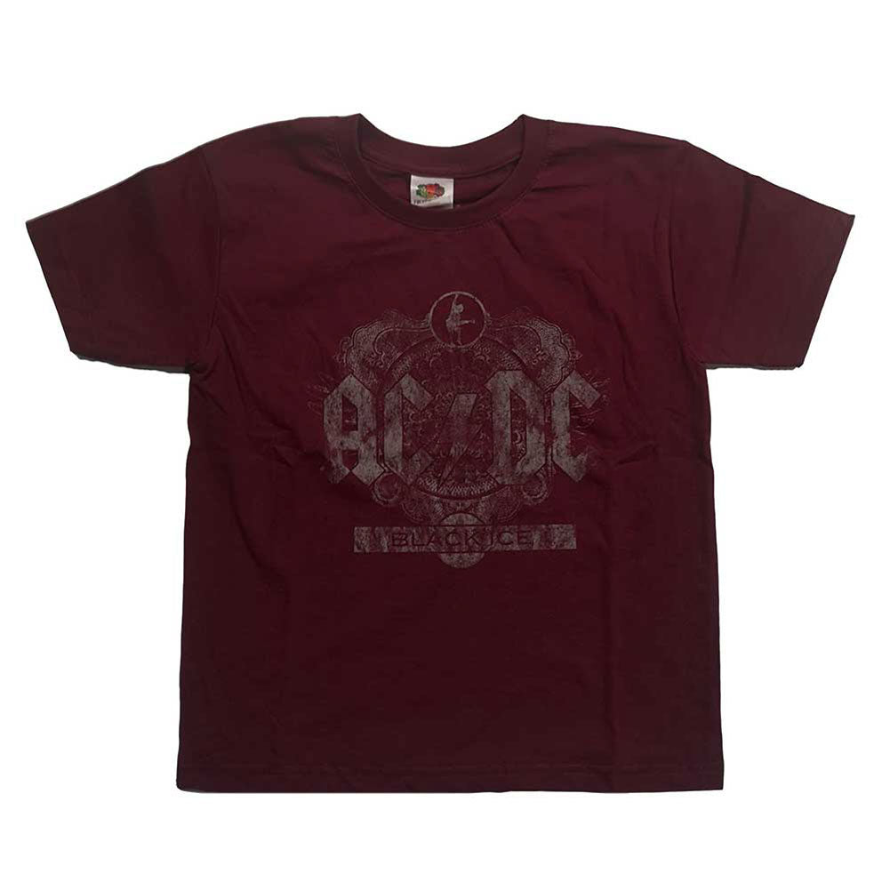 AC/DC Black Ice Kids T-Shirt Childrens T-shirt Front