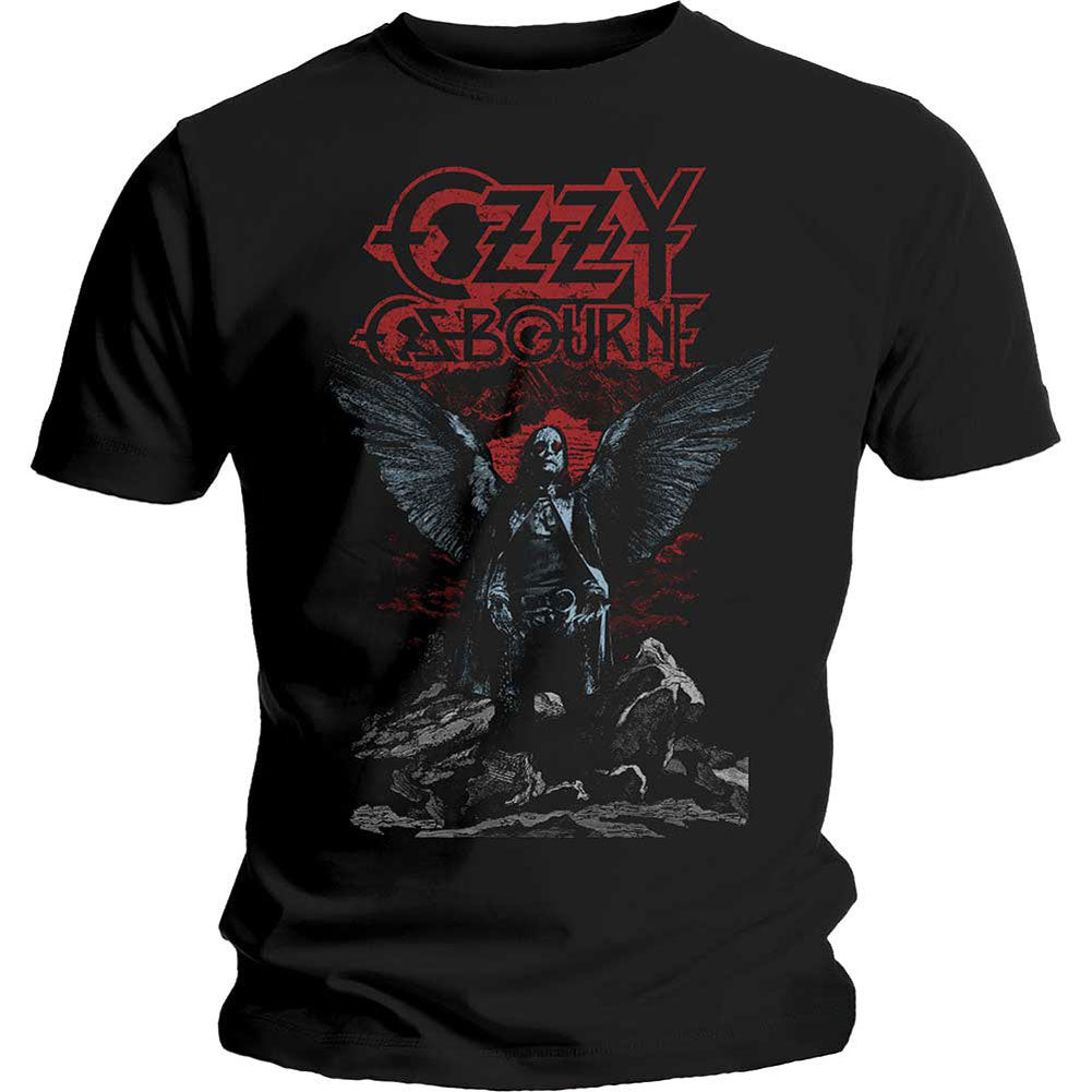 Ozzy Osbourne Angel Wings Slim Fit T-shirt Front