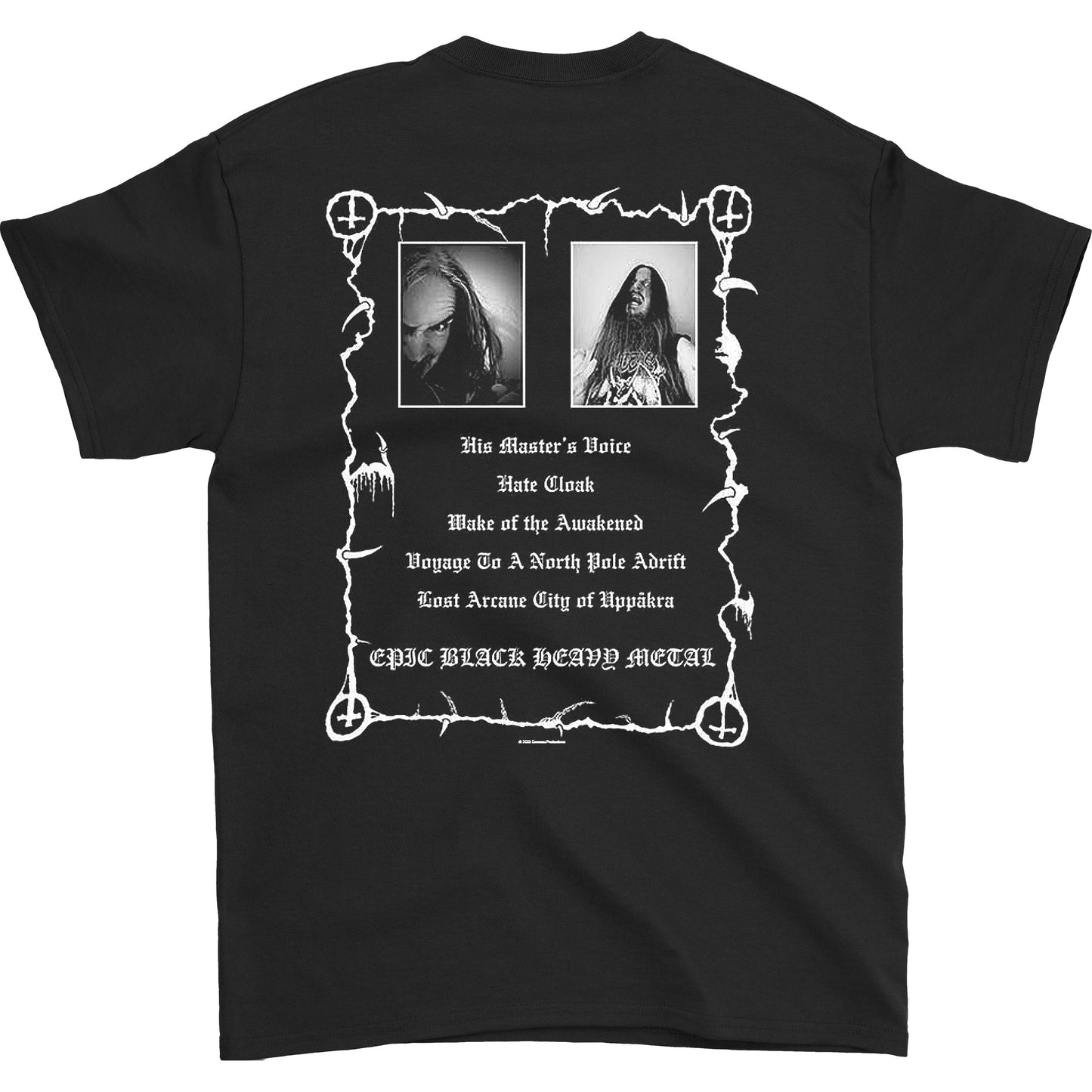 DarkThrone Eternail Hails (Metallic Ink) T-shirt Back