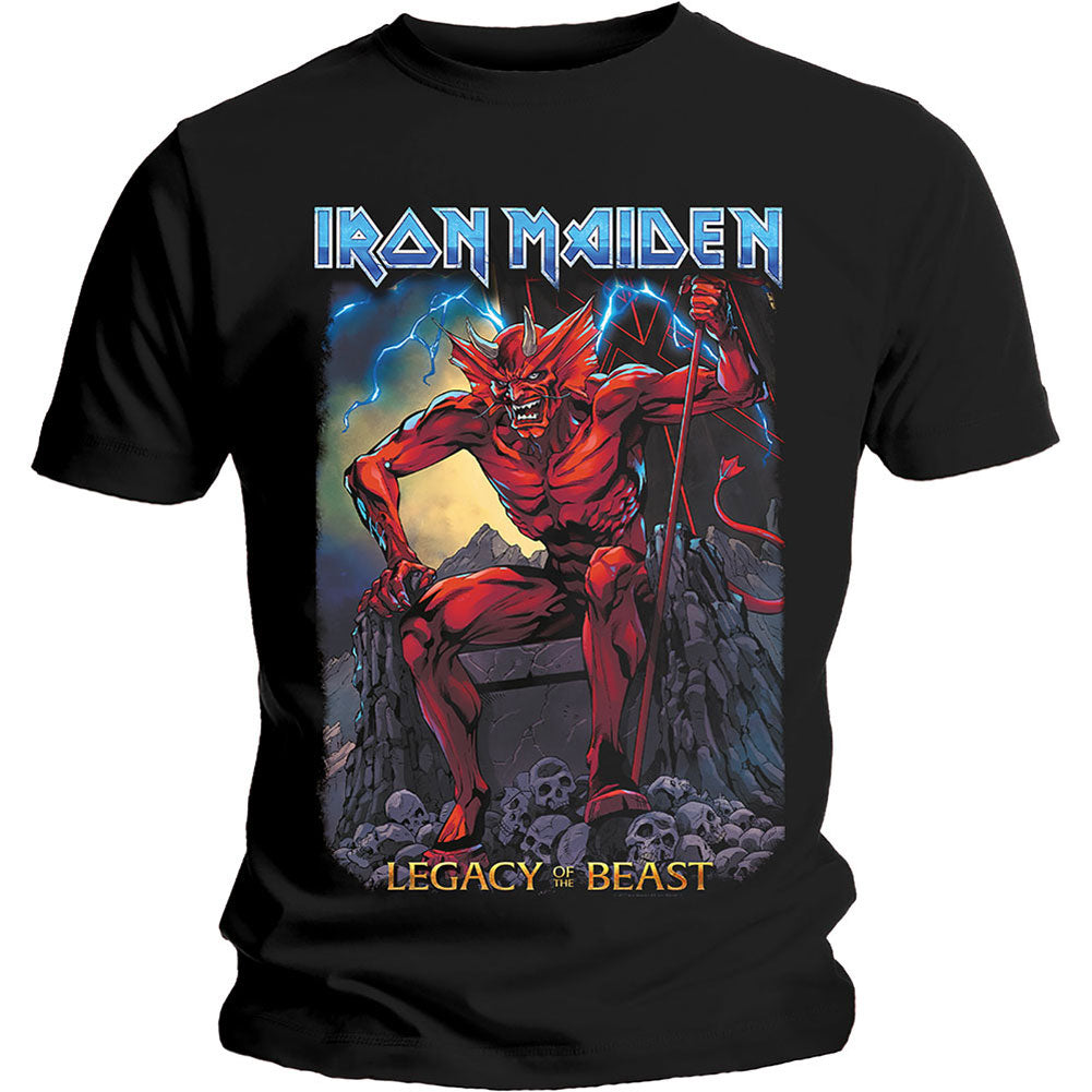 Iron Maiden Legacy of the Beast 2 Devil Slim Fit T-shirt Front