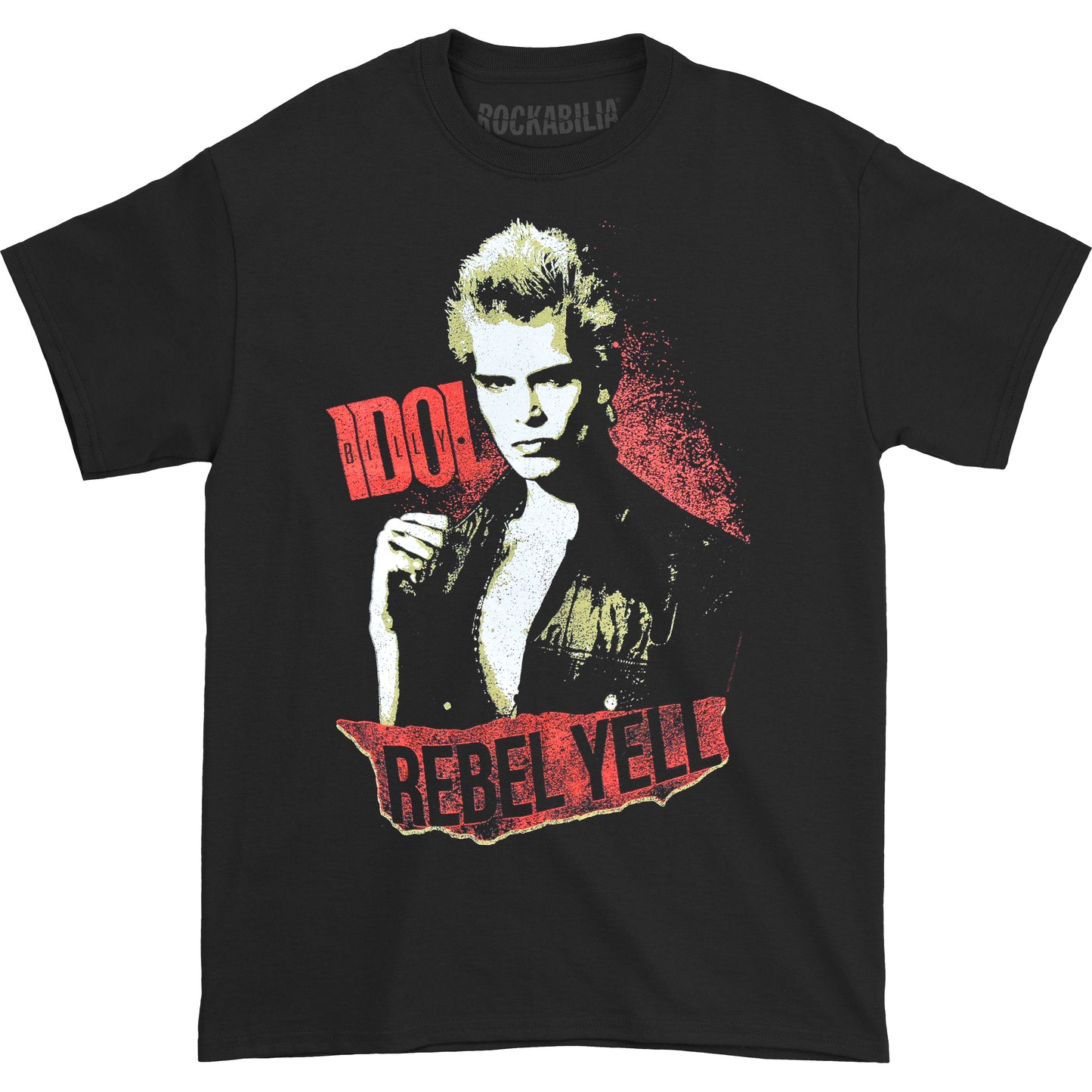 Billy Idol Rebel Yell T-shirt Front